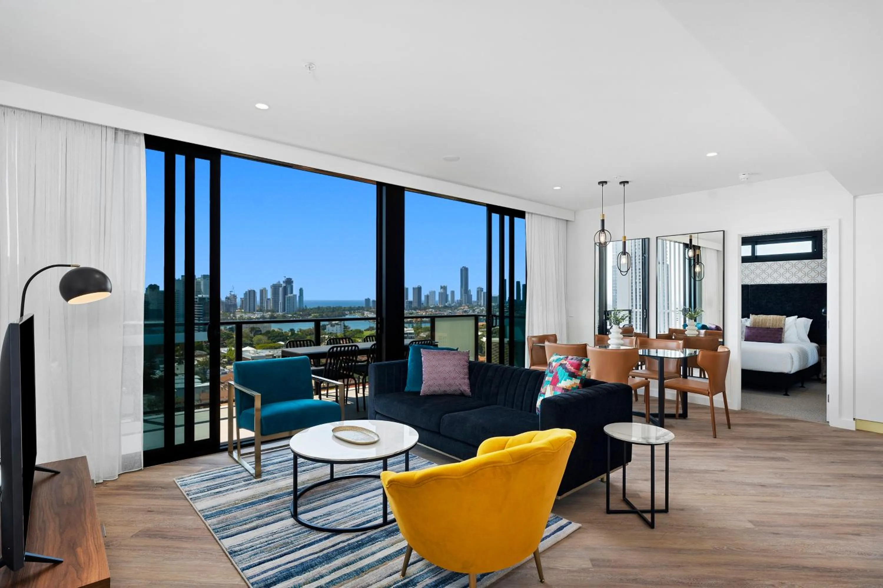 Living room in TRYP by Wyndham Southport Gold Coast Hotel Apartments