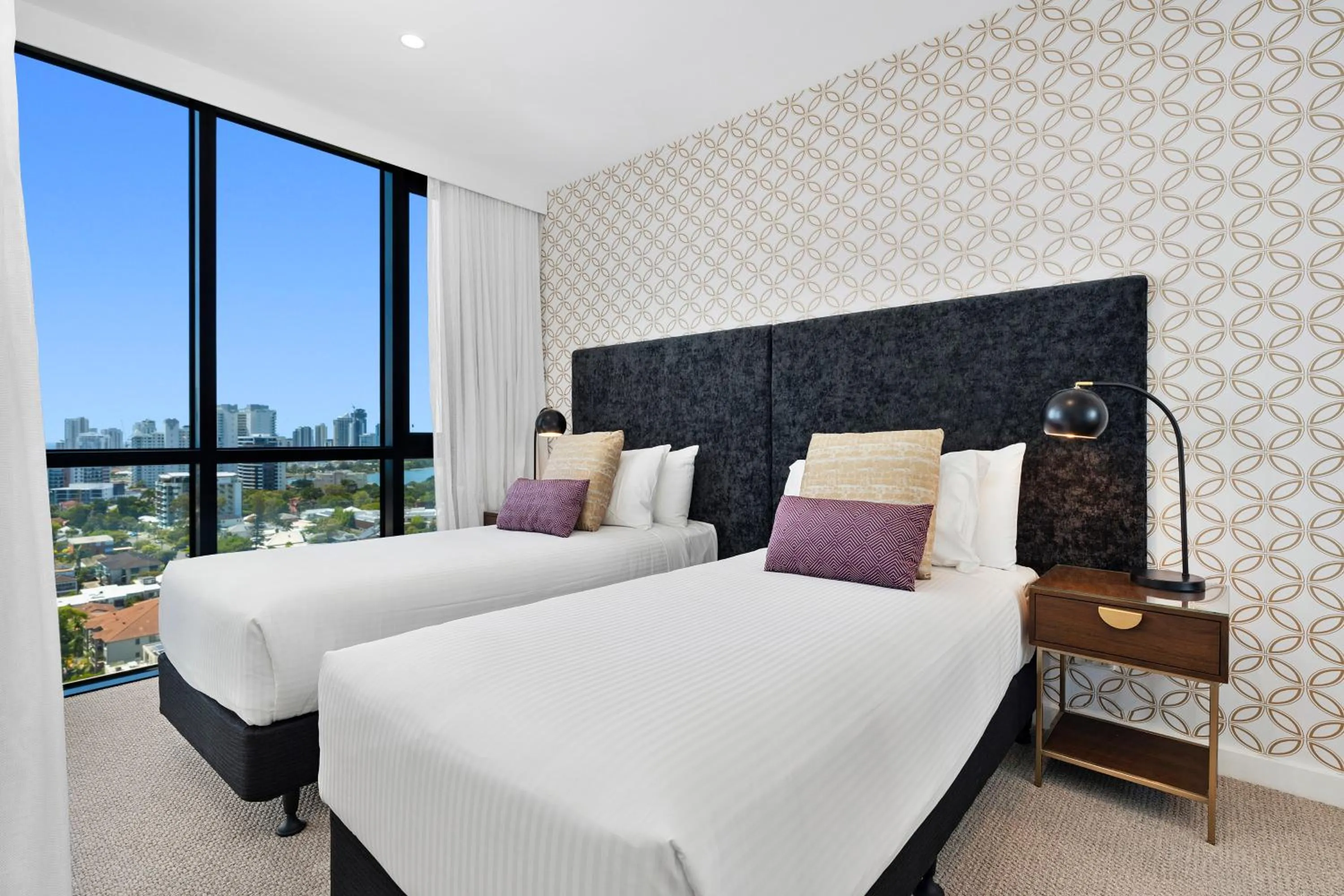 Bed in TRYP by Wyndham Southport Gold Coast Hotel Apartments