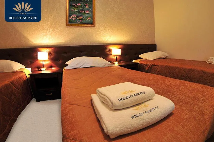 Bed in Hotel Restauracja VILLA BOLESTRASZYCE- PRZEMYŚL