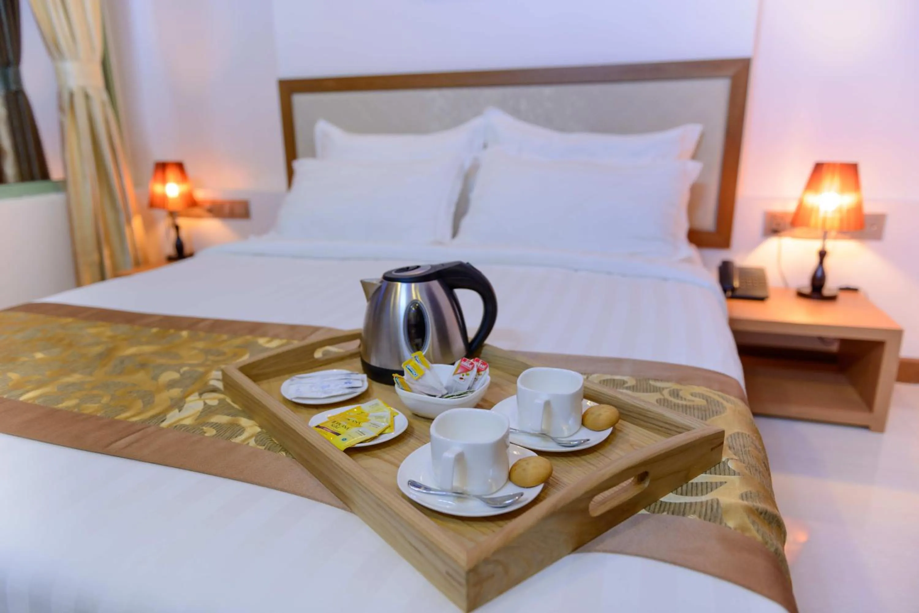 Coffee/tea facilities, Bed in Season Holidays at Hulhumale with Transfer