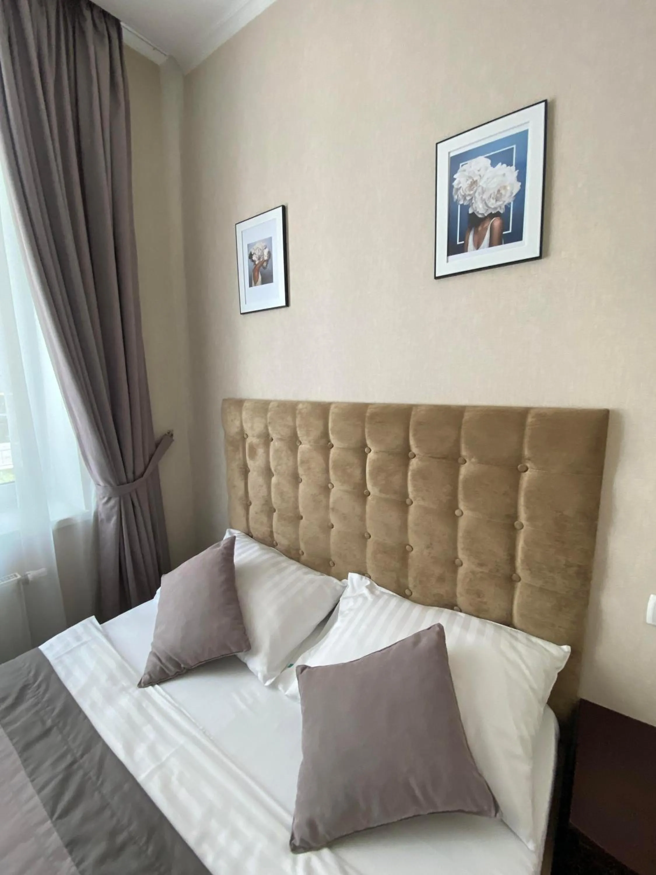 Decorative detail, Bed in Grand Christer Hotel