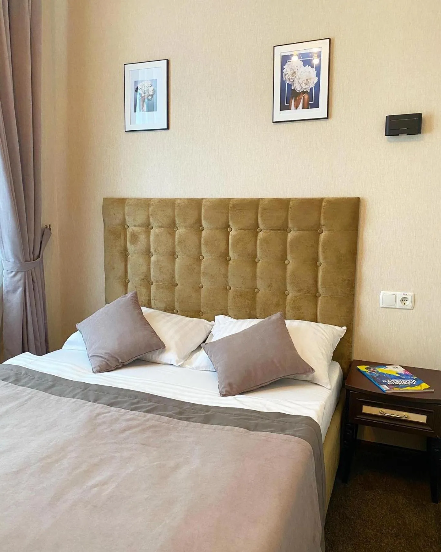 Decorative detail, Bed in Grand Christer Hotel