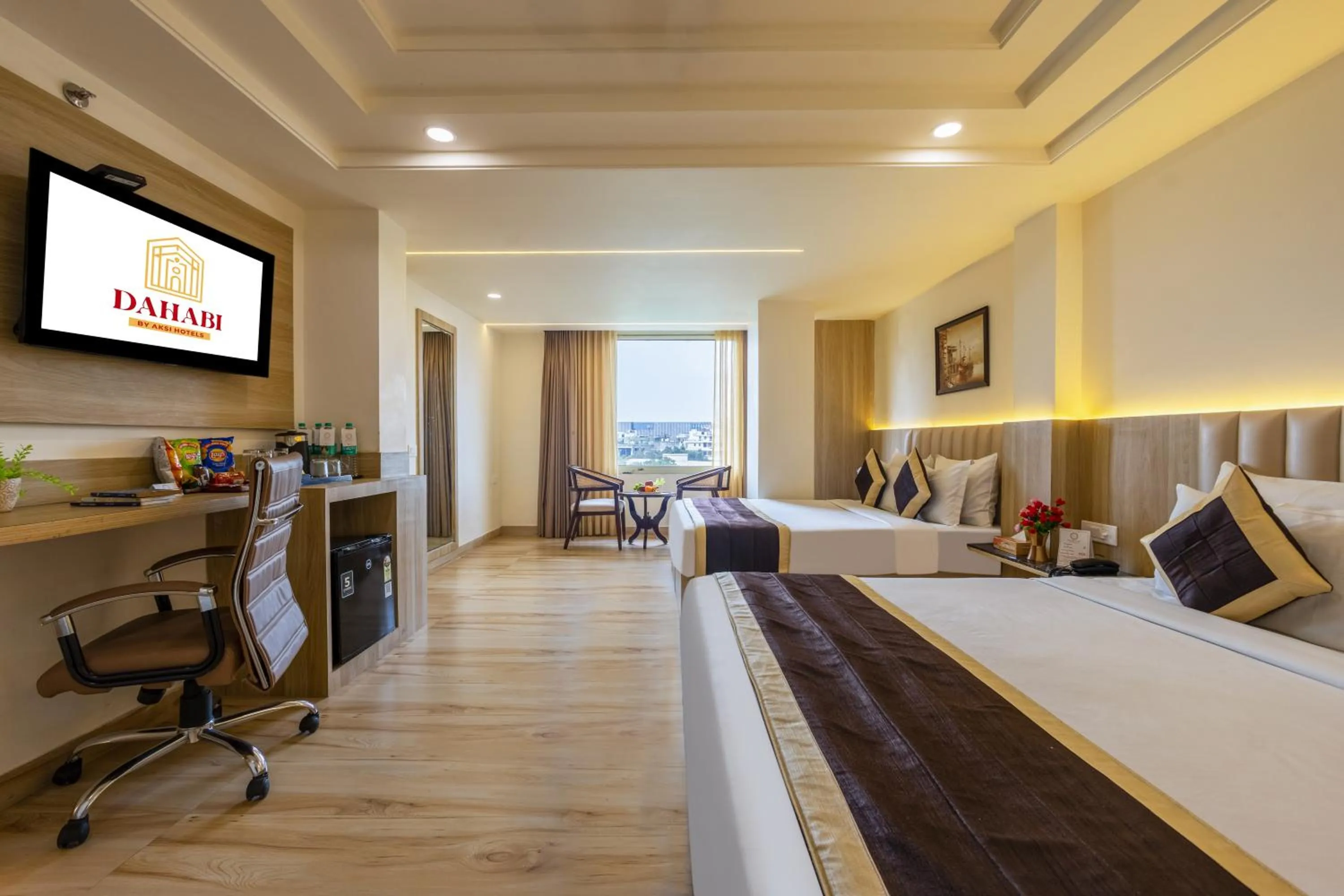 Bed in Dahabi Venue Premium- Free Airport Pick up or Drop