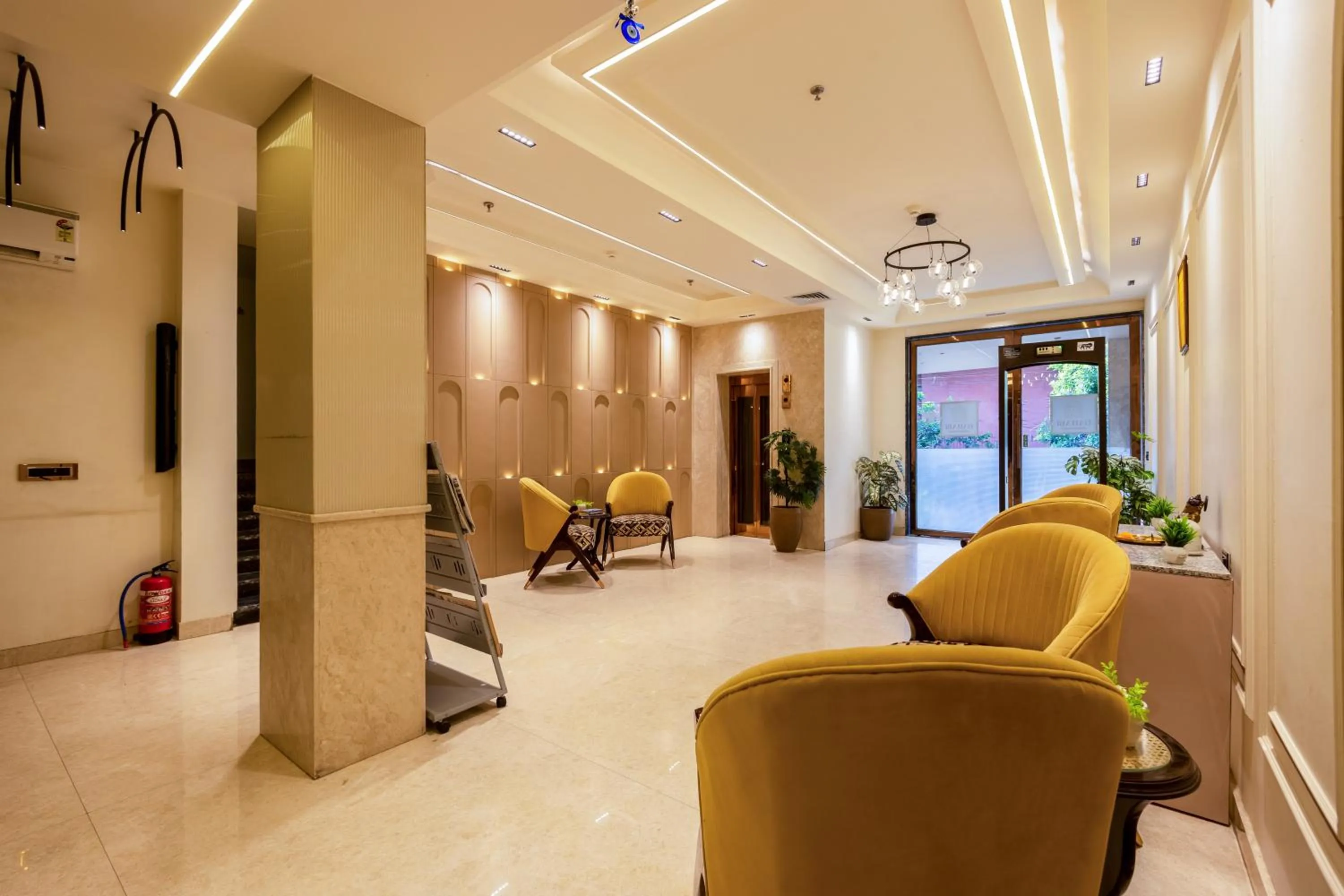 Seating area in Dahabi Venue Premium- Free Airport Pick up or Drop