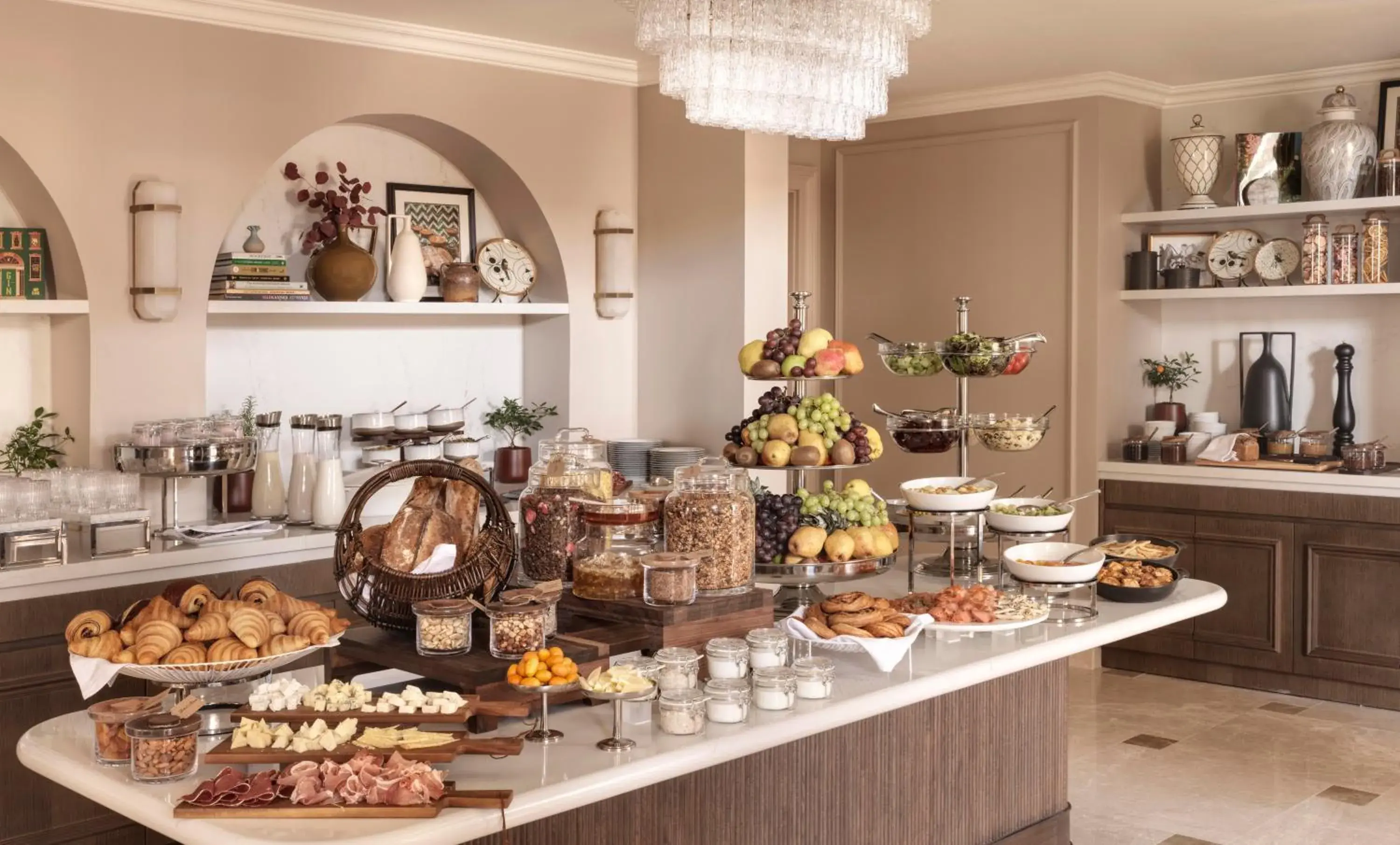 Buffet breakfast in The Bristol Belgrade Buffet breakfast in The Bristol Belgrade