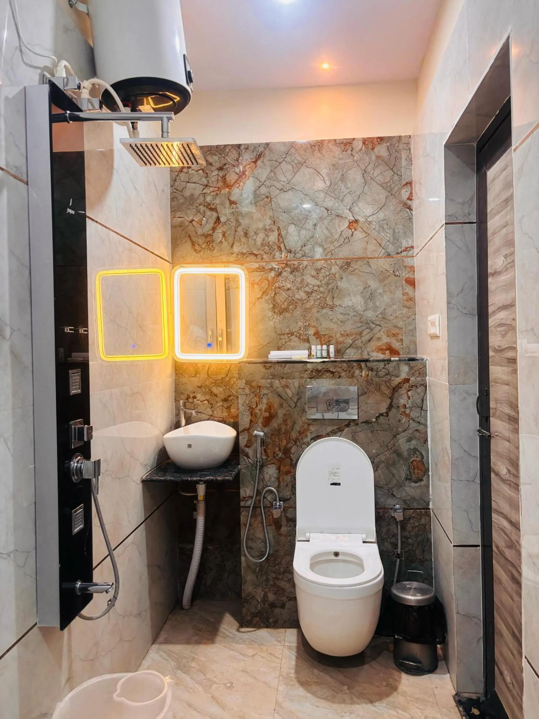 Bathroom in KashVi Hotels