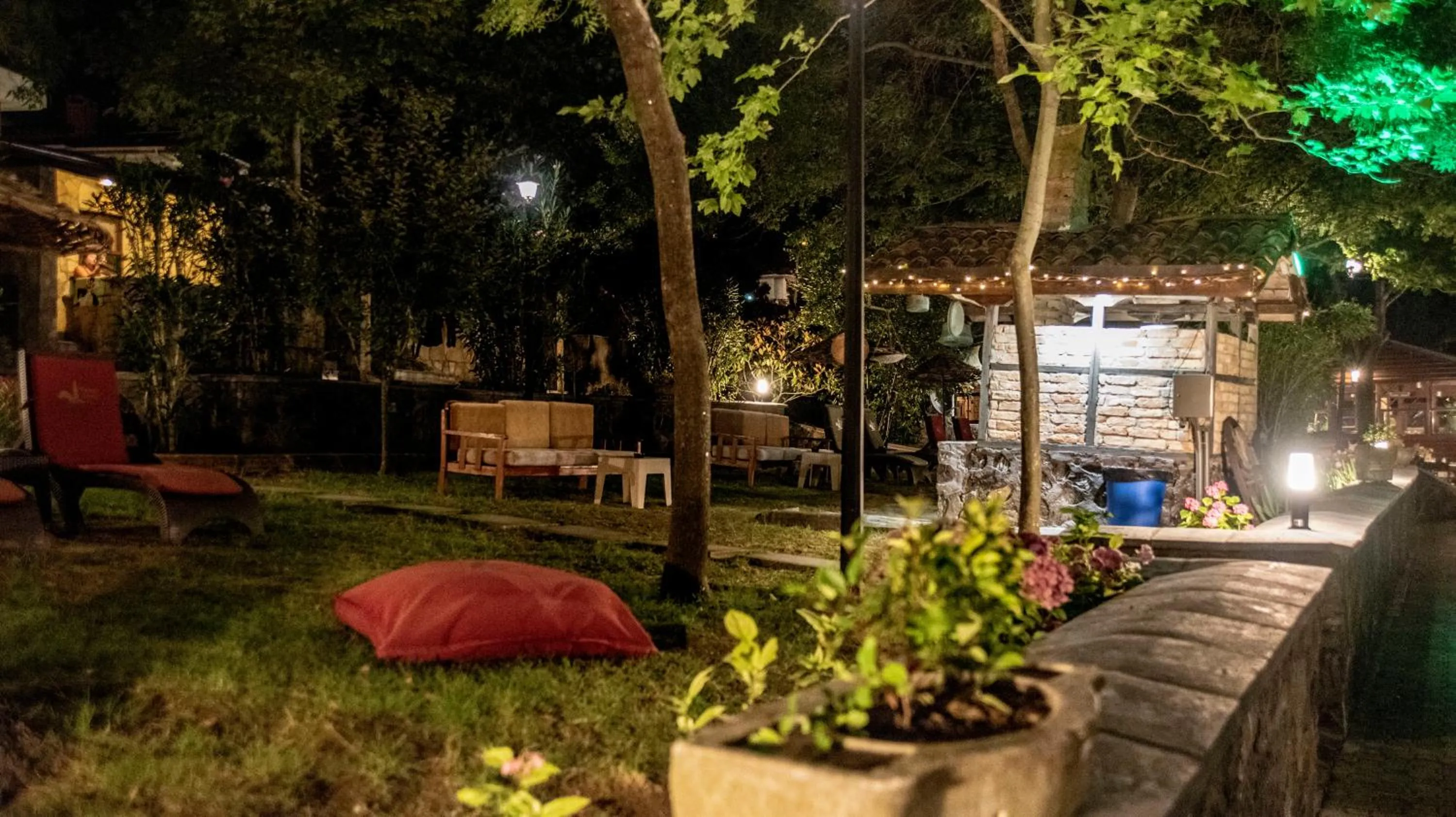 Patio in Fener Motel