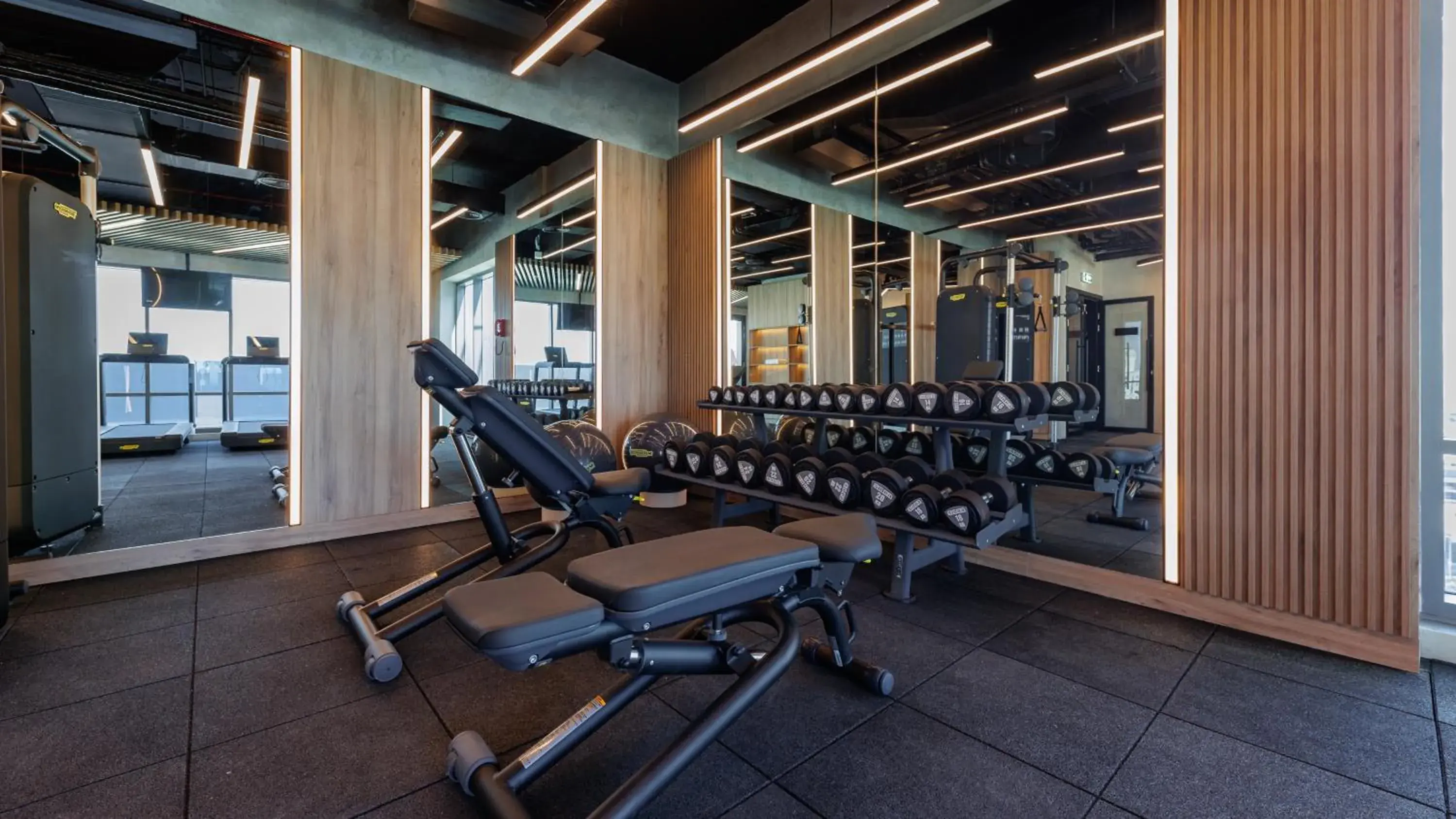 Fitness centre/facilities in Holiday Inn Dubai Jumeirah Village Circle by IHG Fitness centre/facilities in Holiday Inn Dubai Jumeirah Village Circle by IHG