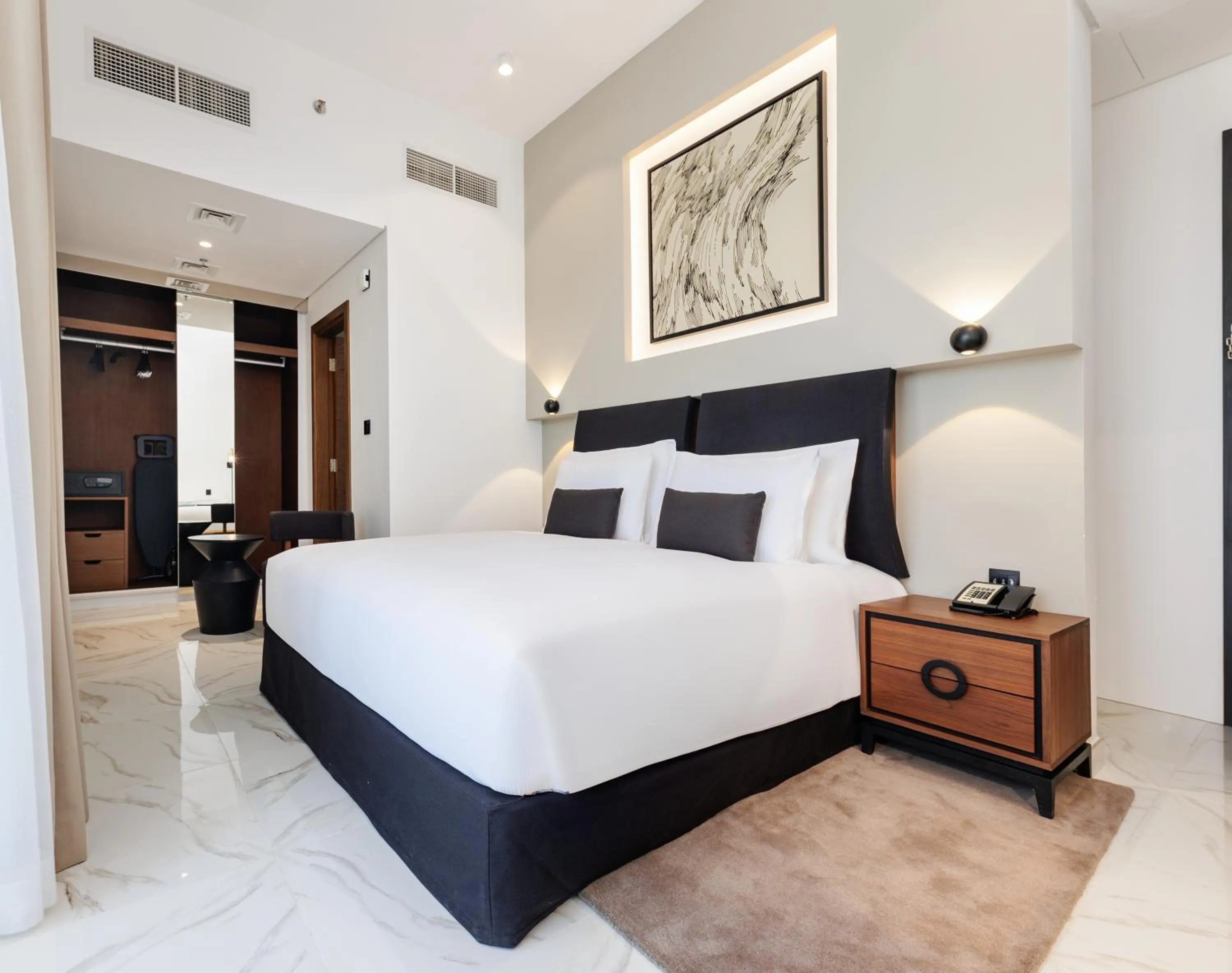 Bedroom, Bed in Holiday Inn Dubai Village Circle by IHG