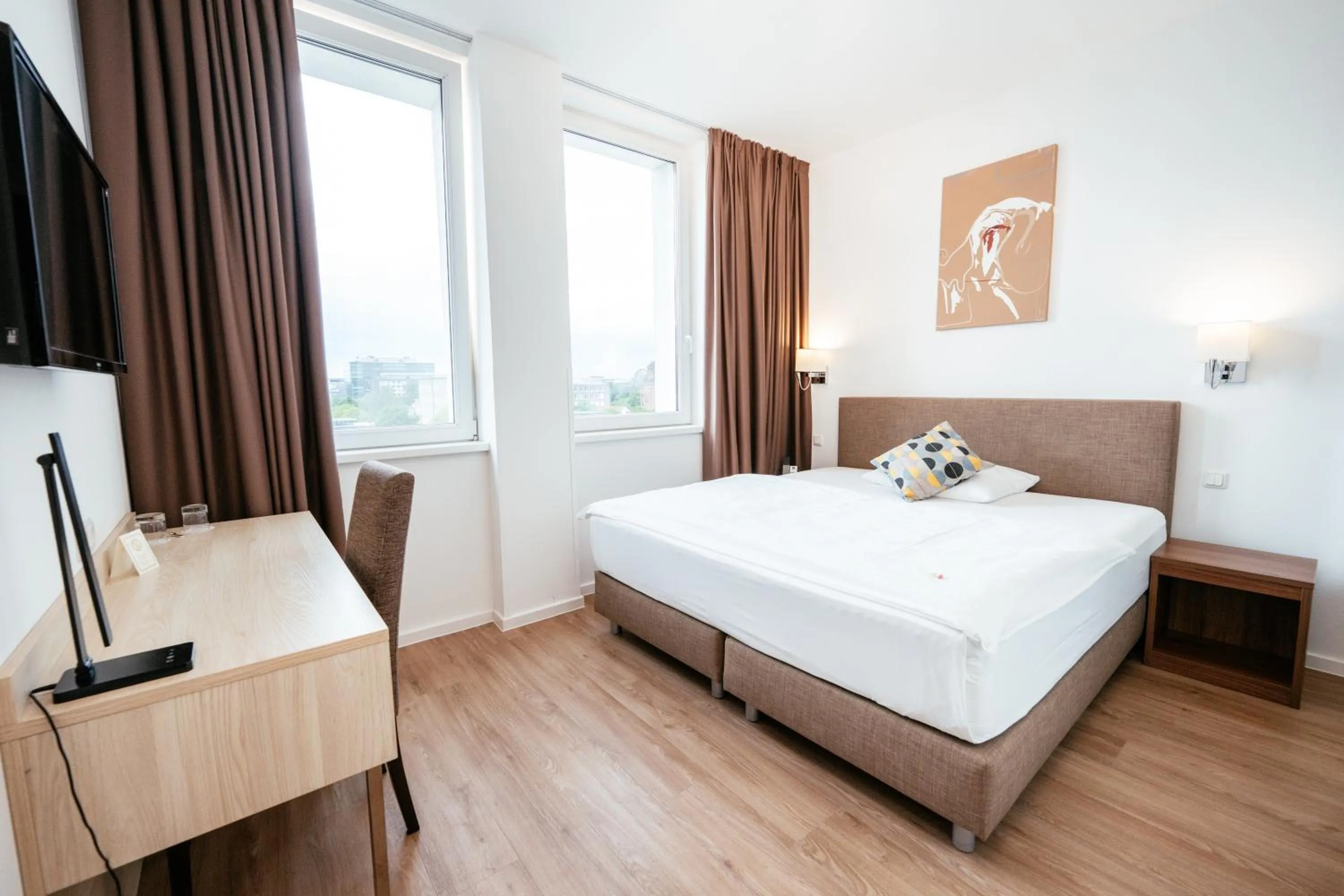 Bed in BO Hotel Hamburg