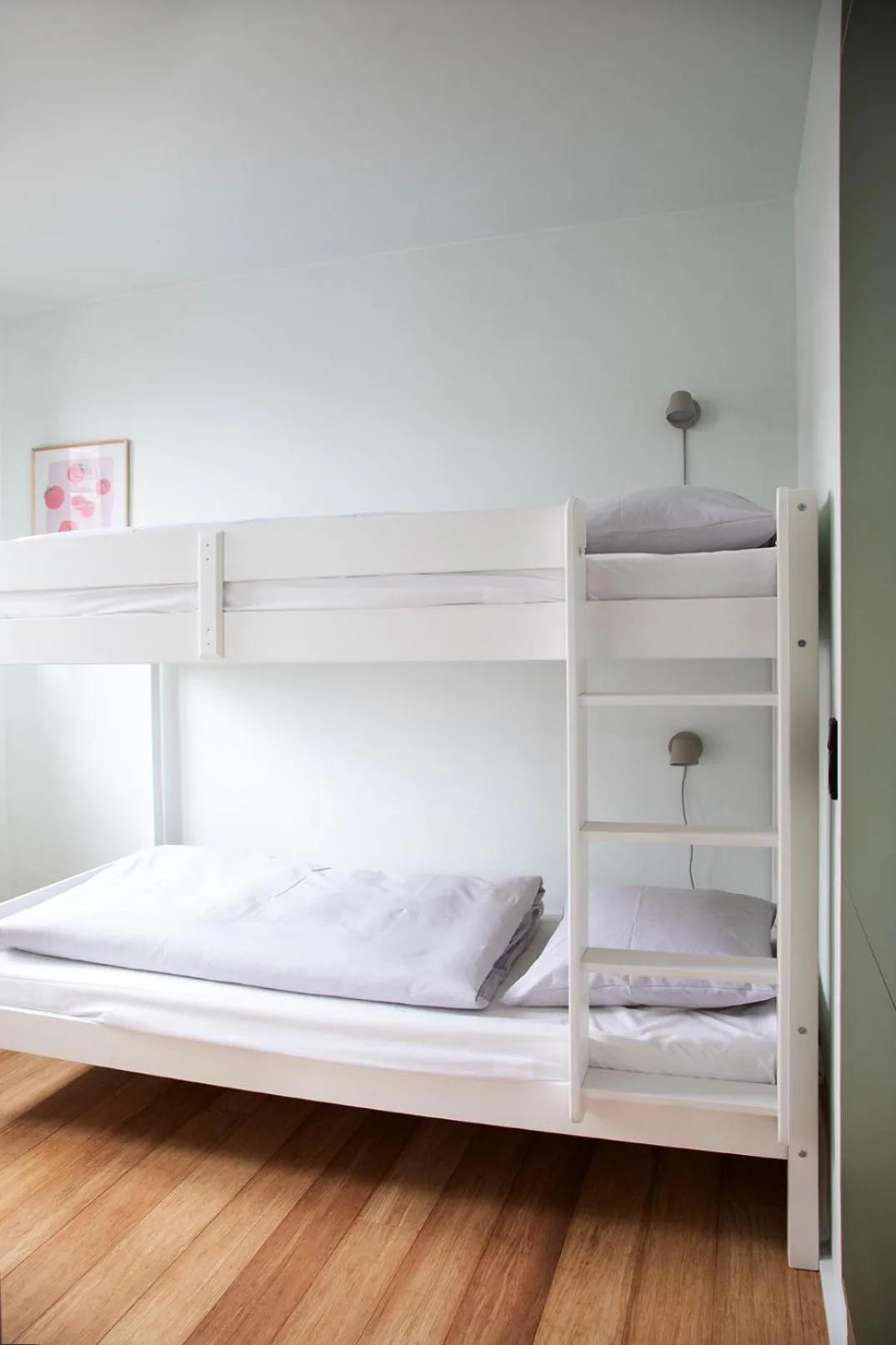 Bed in Nordhus Guest Apartments