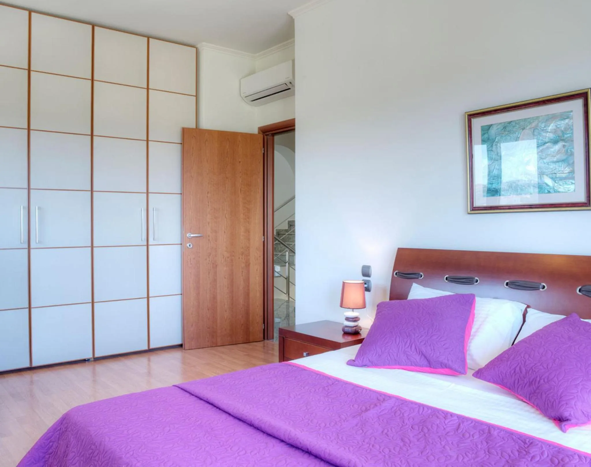 Bedroom, Bed in Villa Artemis