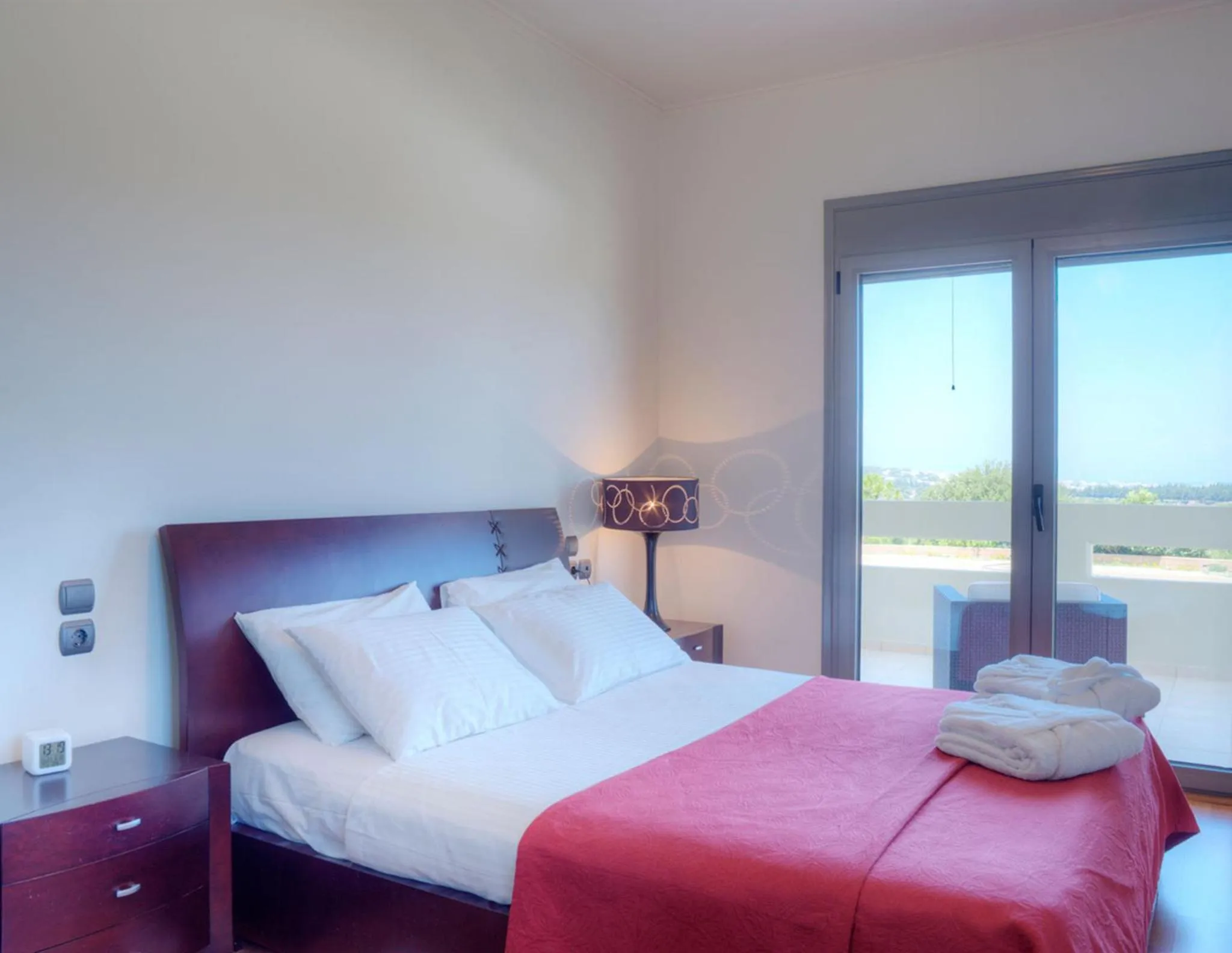 Bedroom, Bed in Villa Artemis