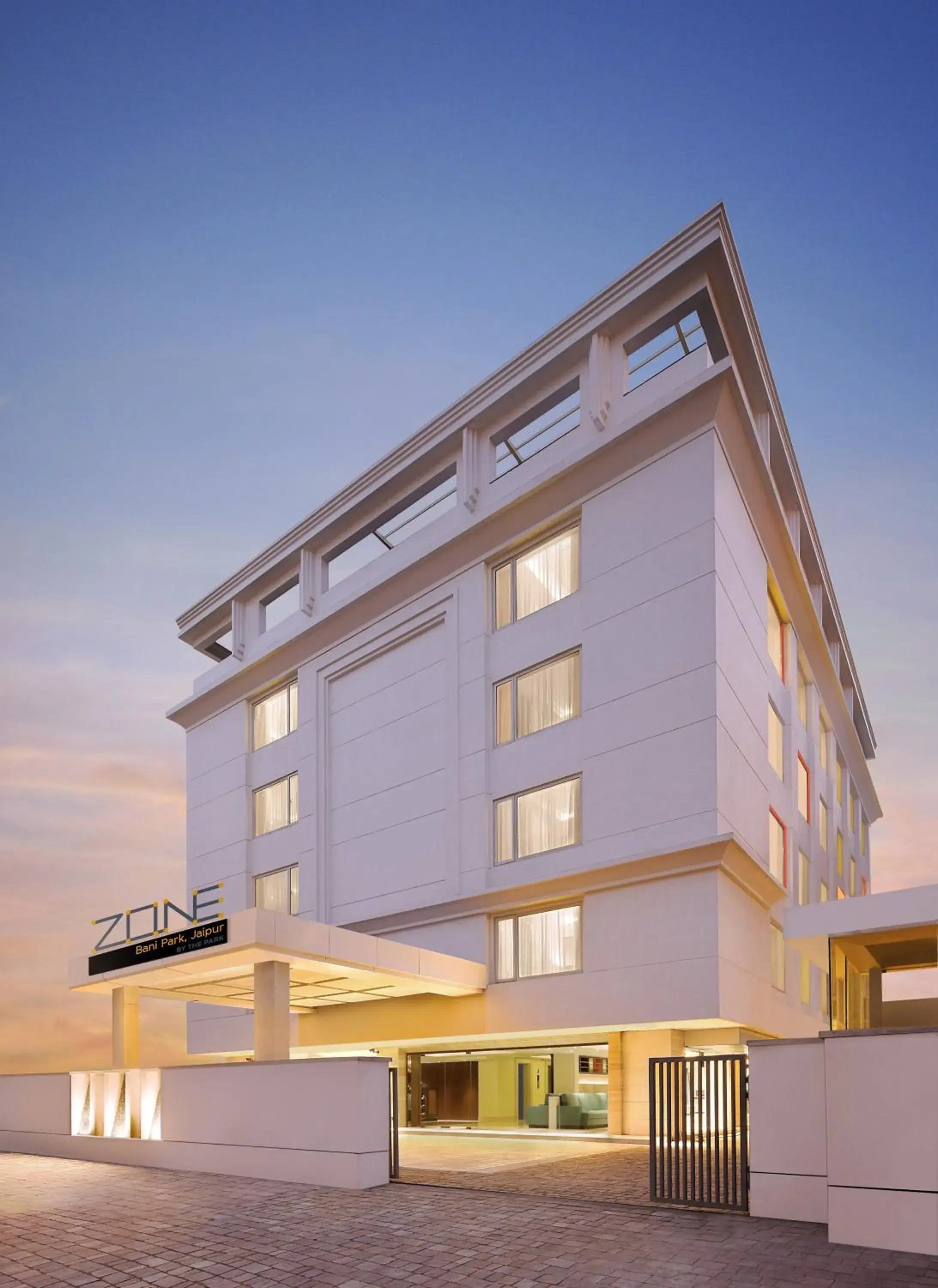 Facade/entrance in Zone By The Park , Bani Park Jaipur Facade/entrance in Zone By The Park , Bani Park Jaipur