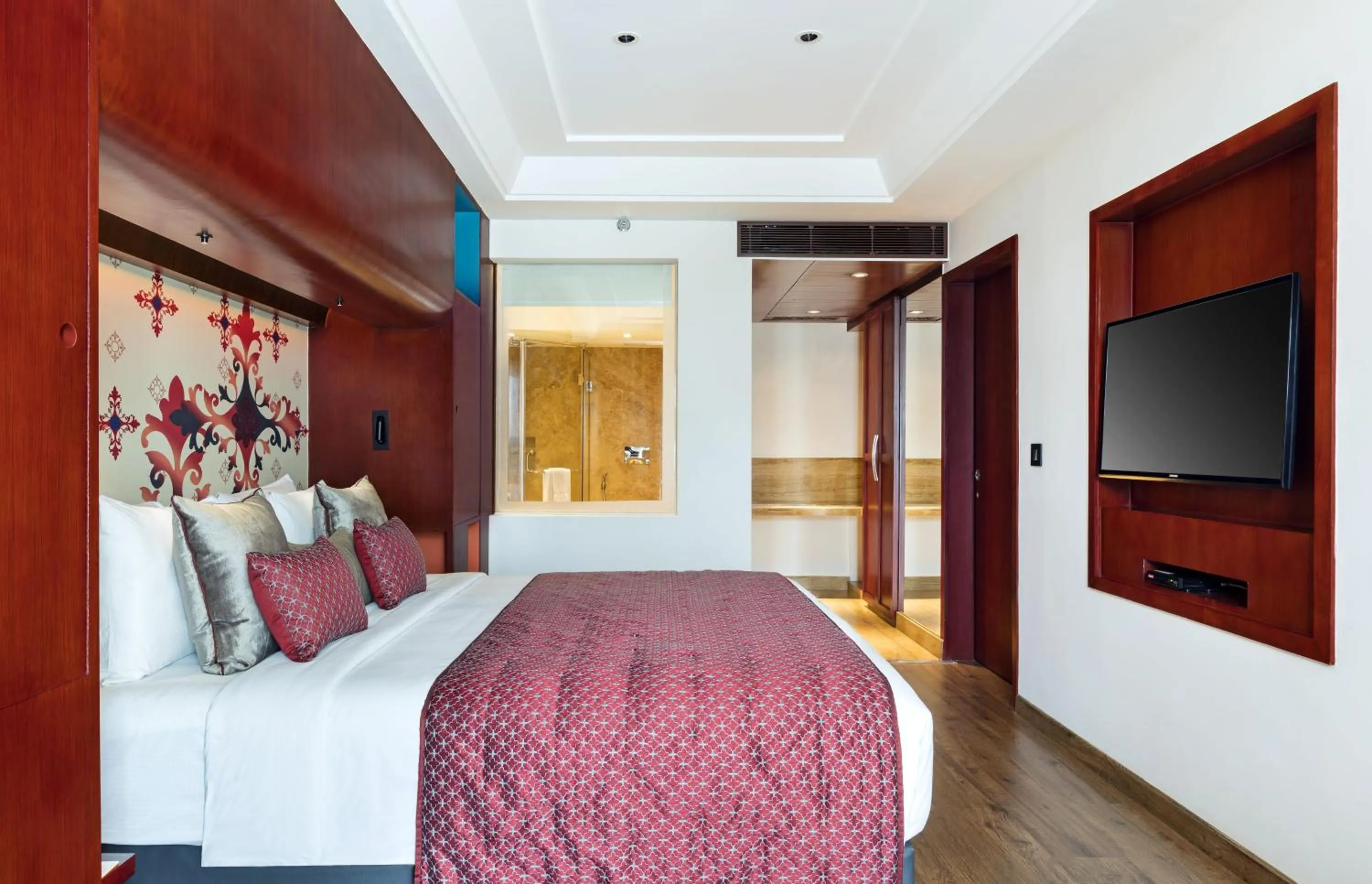 Photo of the whole room, Bed in Zone By The Park , Bani Park Jaipur