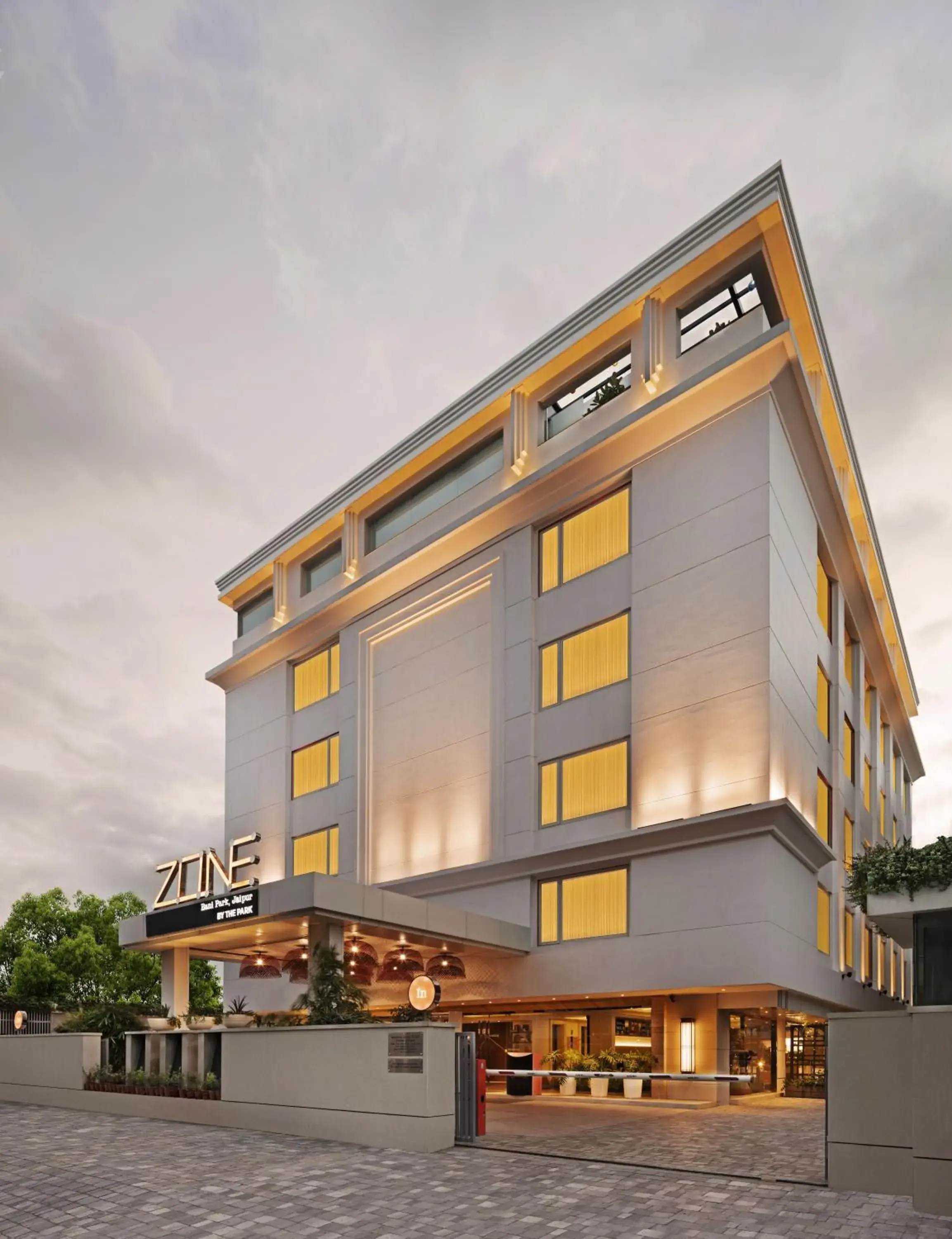 Facade/entrance in Zone By The Park , Bani Park Jaipur Facade/entrance in Zone By The Park , Bani Park Jaipur