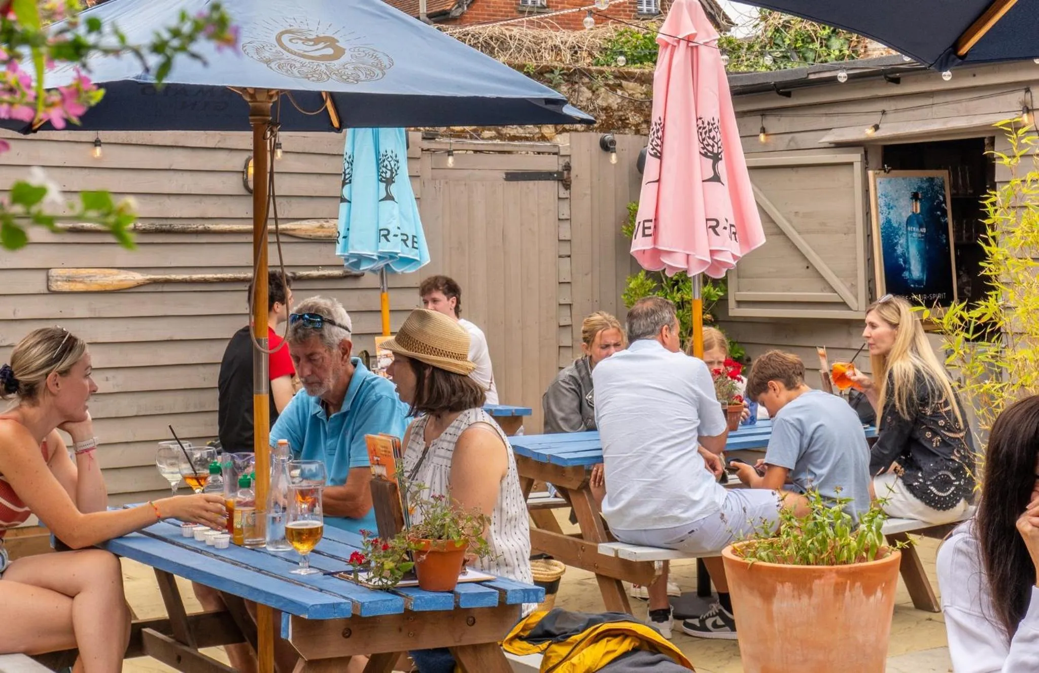 Garden in The Bugle Coaching Inn