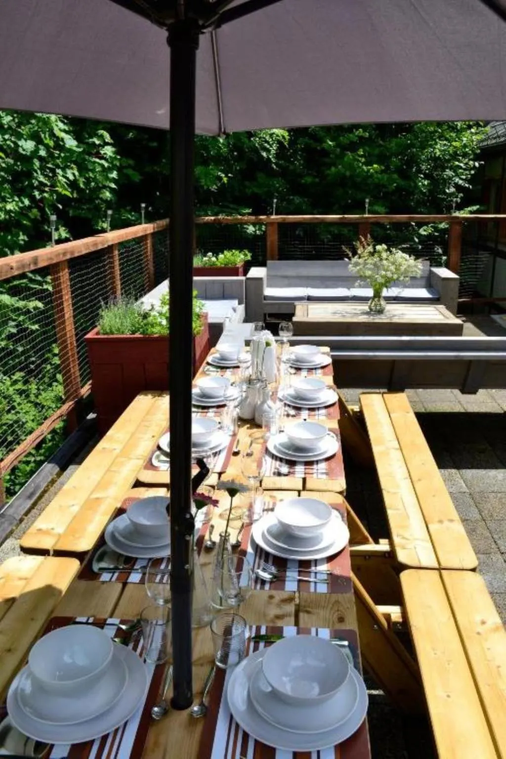 Seating area in Villa Rur
