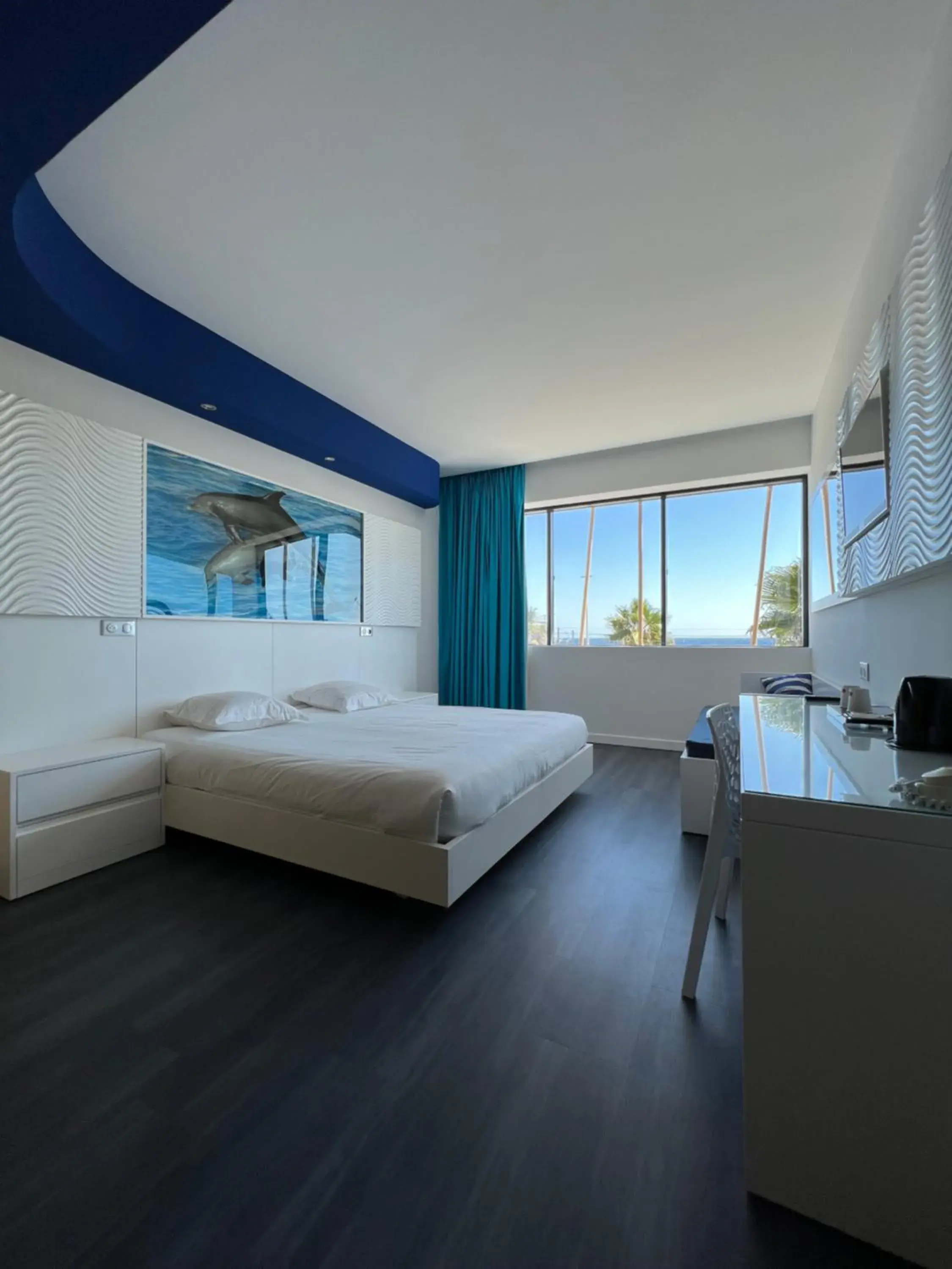 Bedroom, Bed in SoBlue Hôtel Bedroom, Bed in SoBlue Hôtel