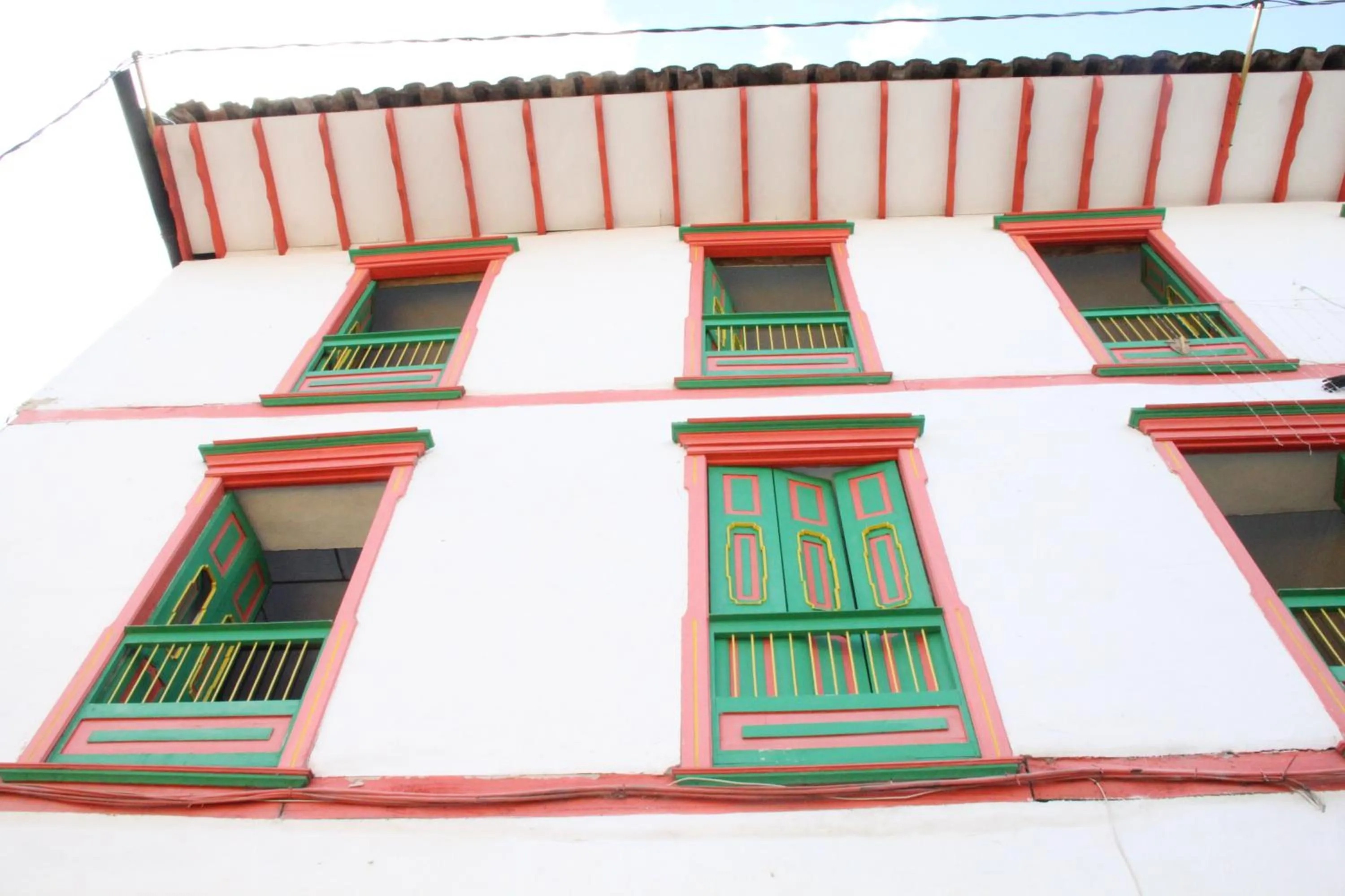 Facade/entrance in Hotel Colonial - Salamina Caldas