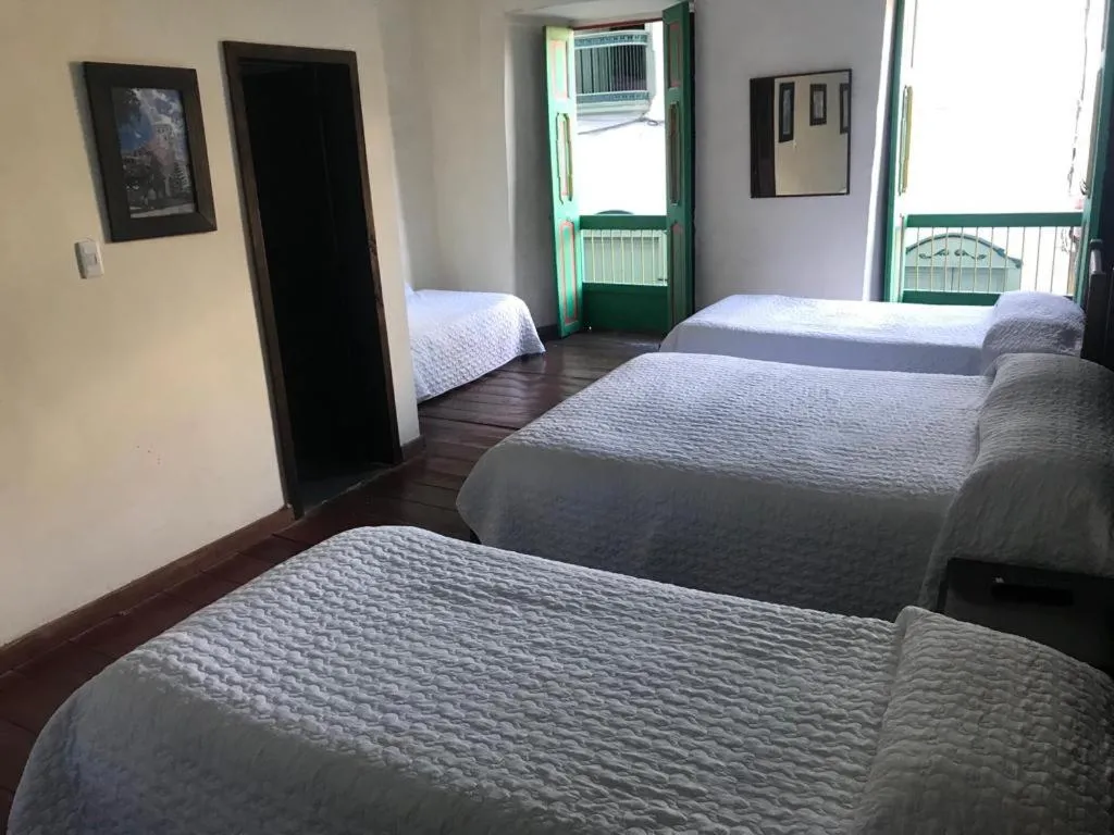 Bed in Hotel Colonial - Salamina Caldas