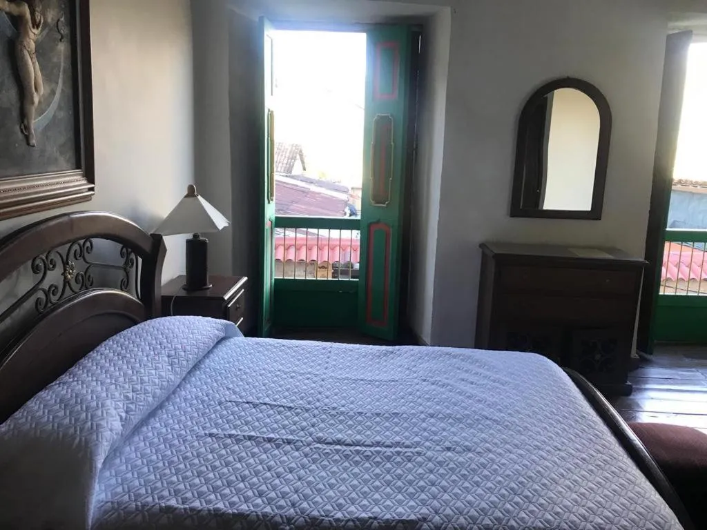 Bed in Hotel Colonial - Salamina Caldas