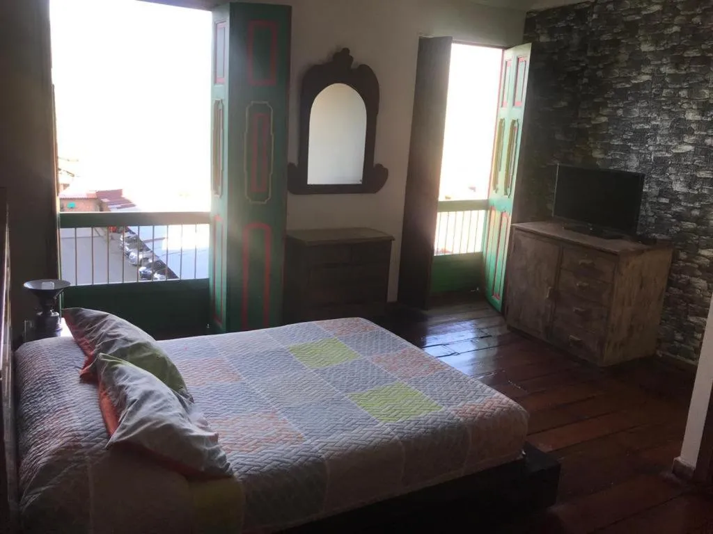 Bed in Hotel Colonial - Salamina Caldas