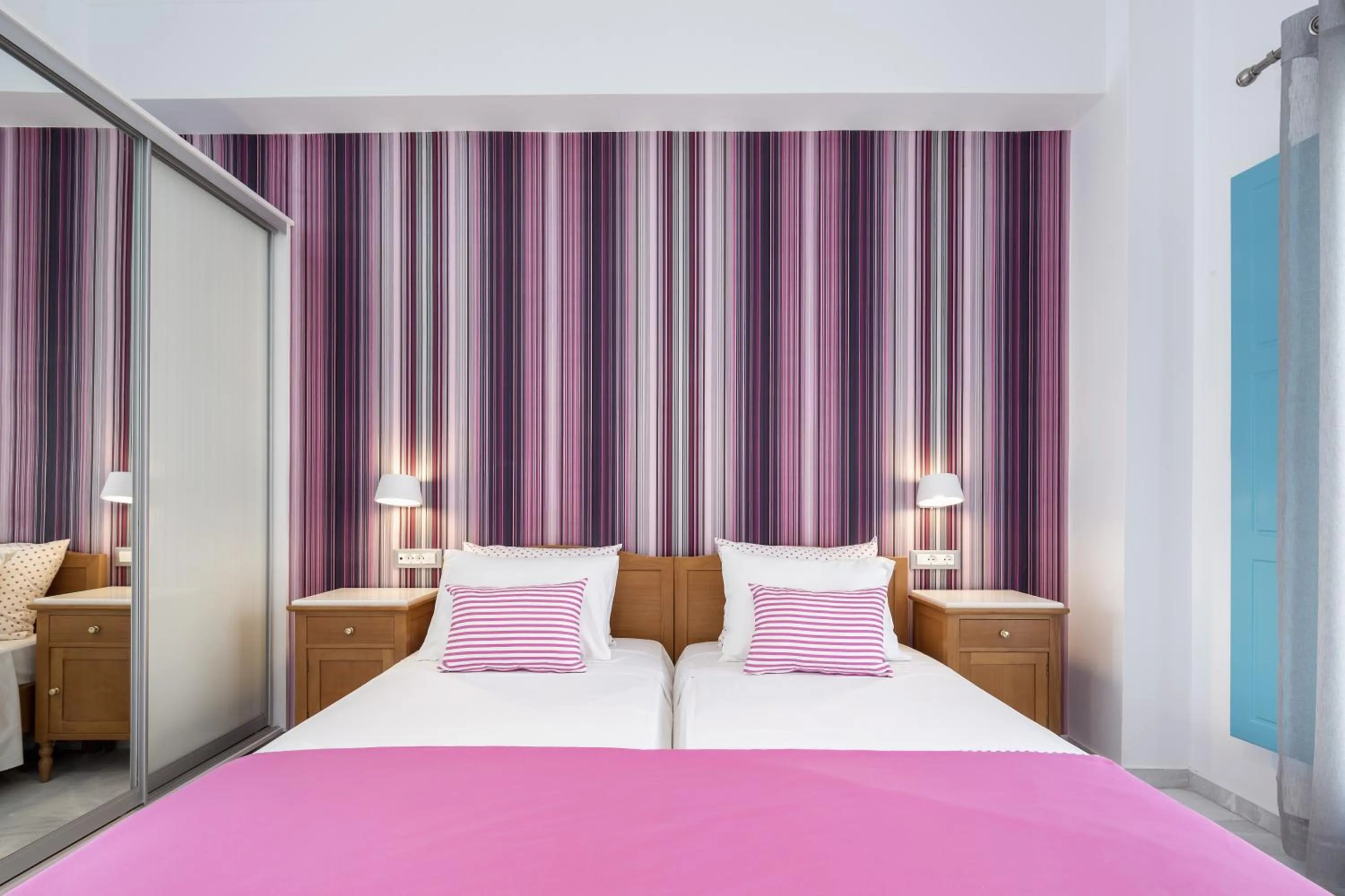 Bedroom, Bed in Santellini Hotel