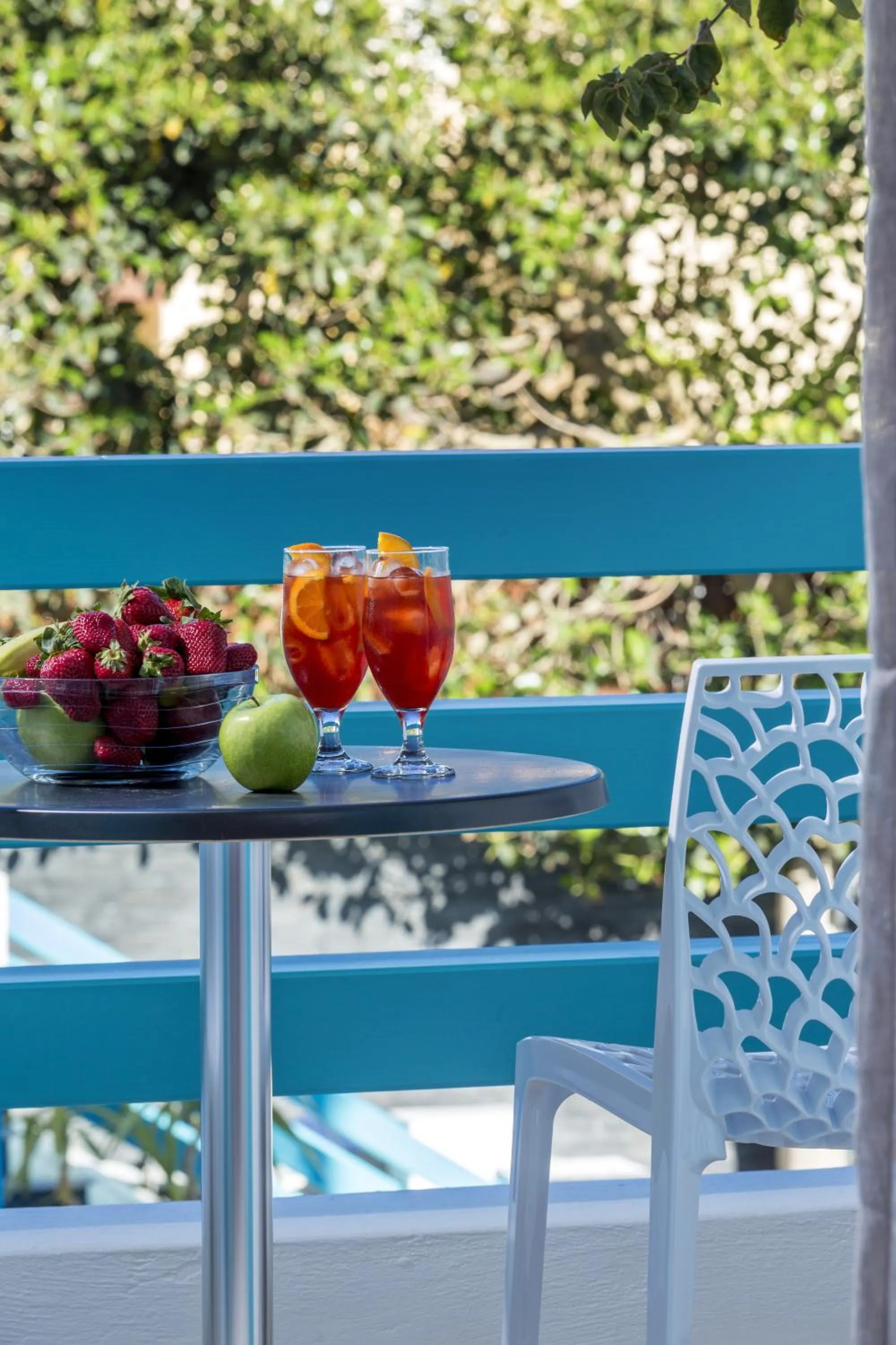 Balcony/Terrace in Santellini Hotel