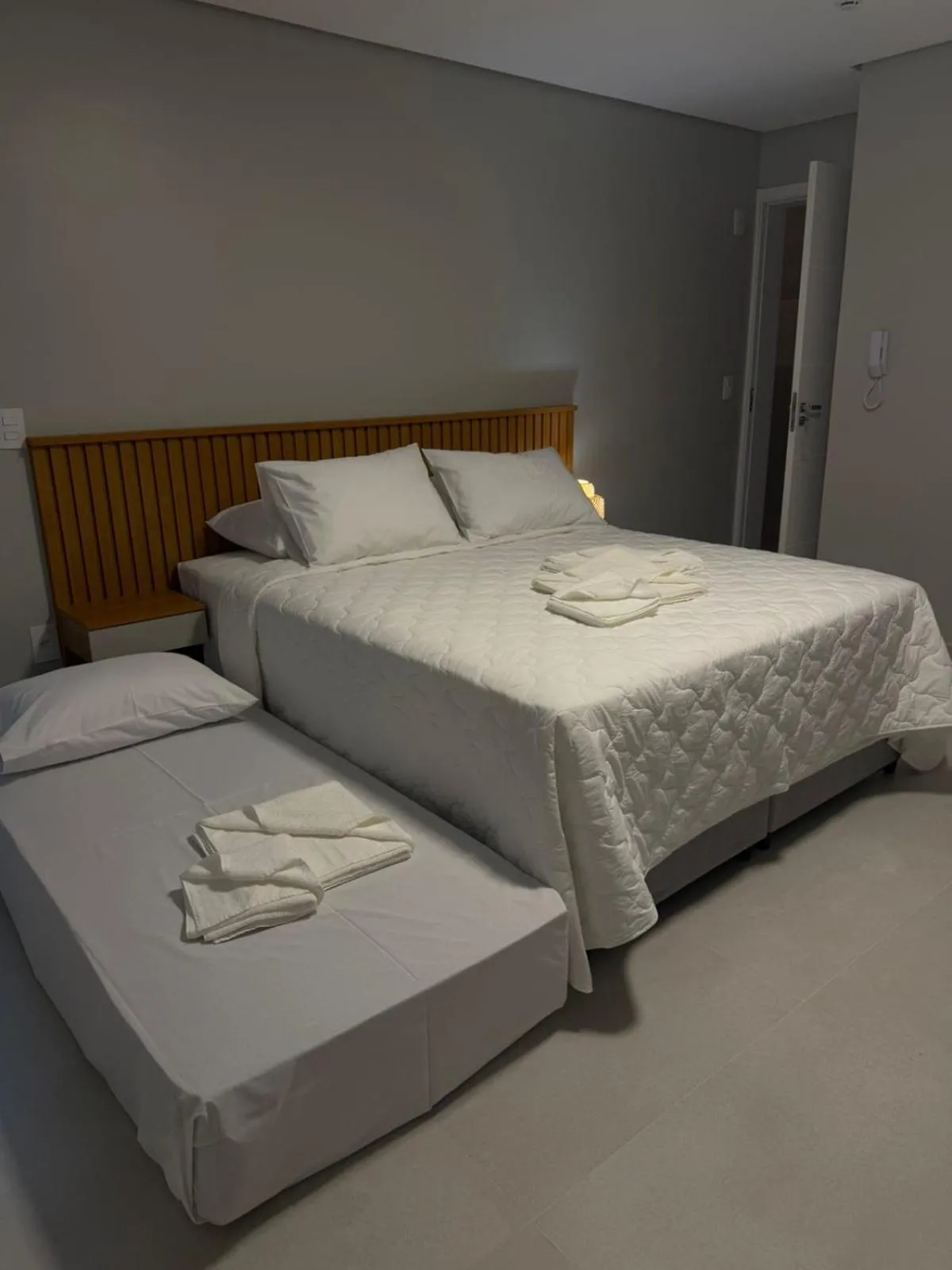 Bed in Pousada Águas de 4 Ilhas