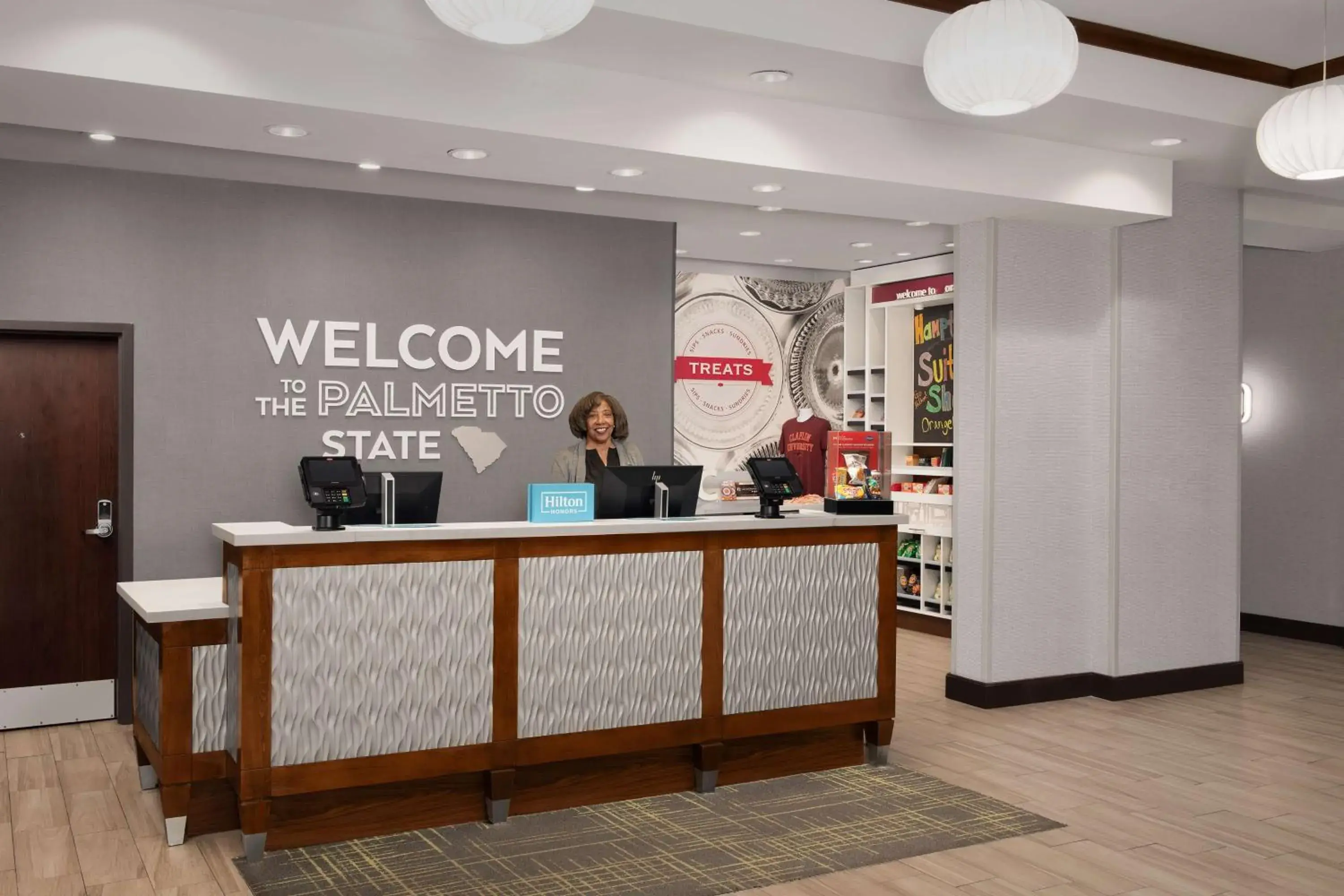 Lobby or reception in Hampton Inn & Suites Orangeburg, SC Lobby or reception in Hampton Inn & Suites Orangeburg, SC