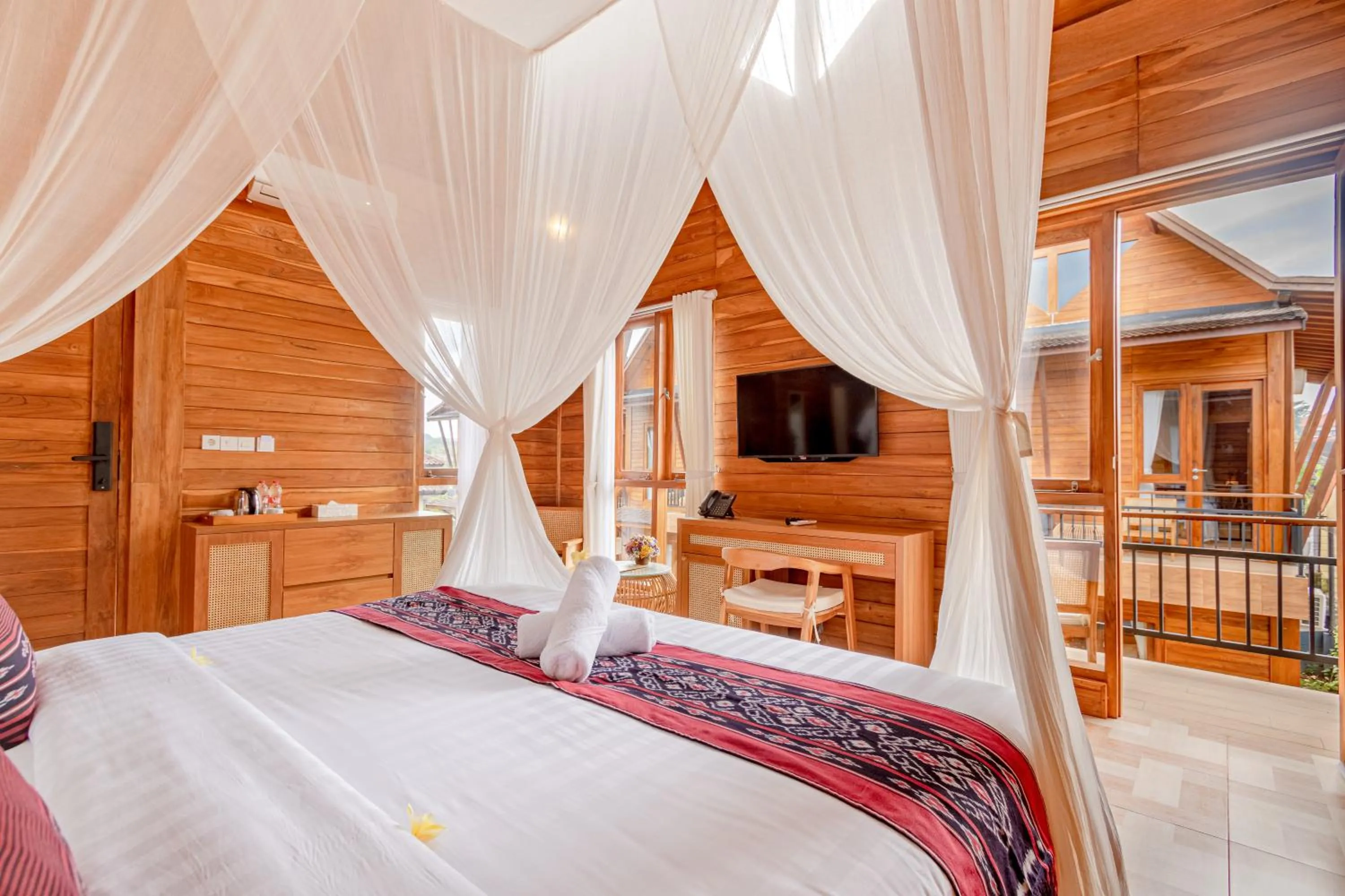 Bed in Anartha Resort Jimbaran By Kubu GWK