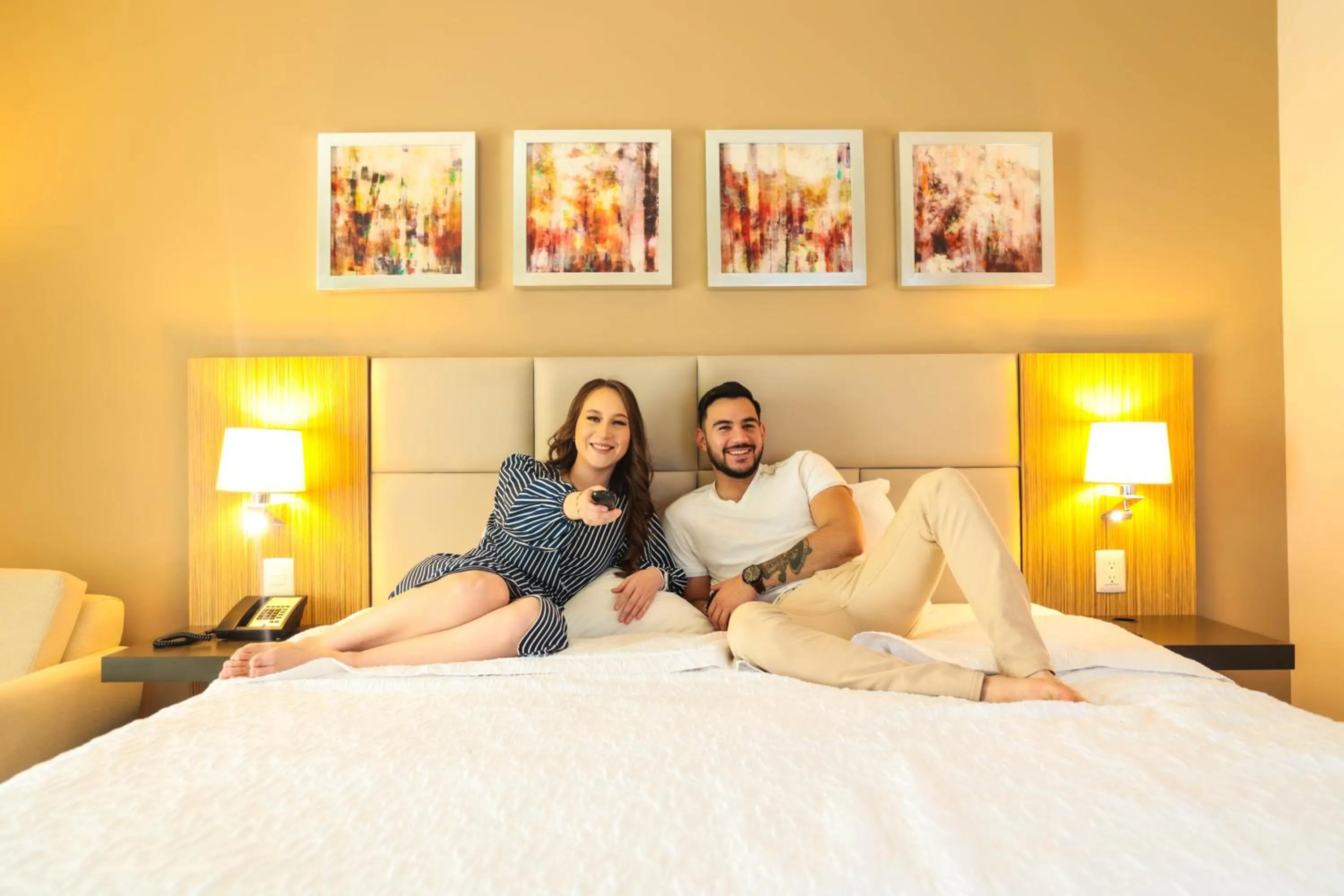 Bed in Hampton Inn Zacatecas