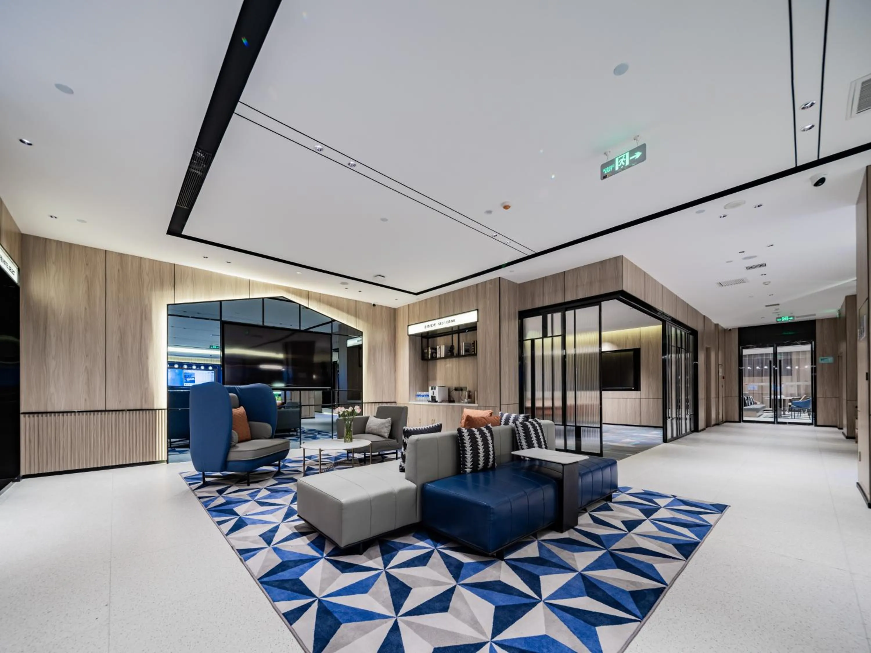 Lobby or reception in Echarm Hotel Xi'an Chanba International Exhibition Center