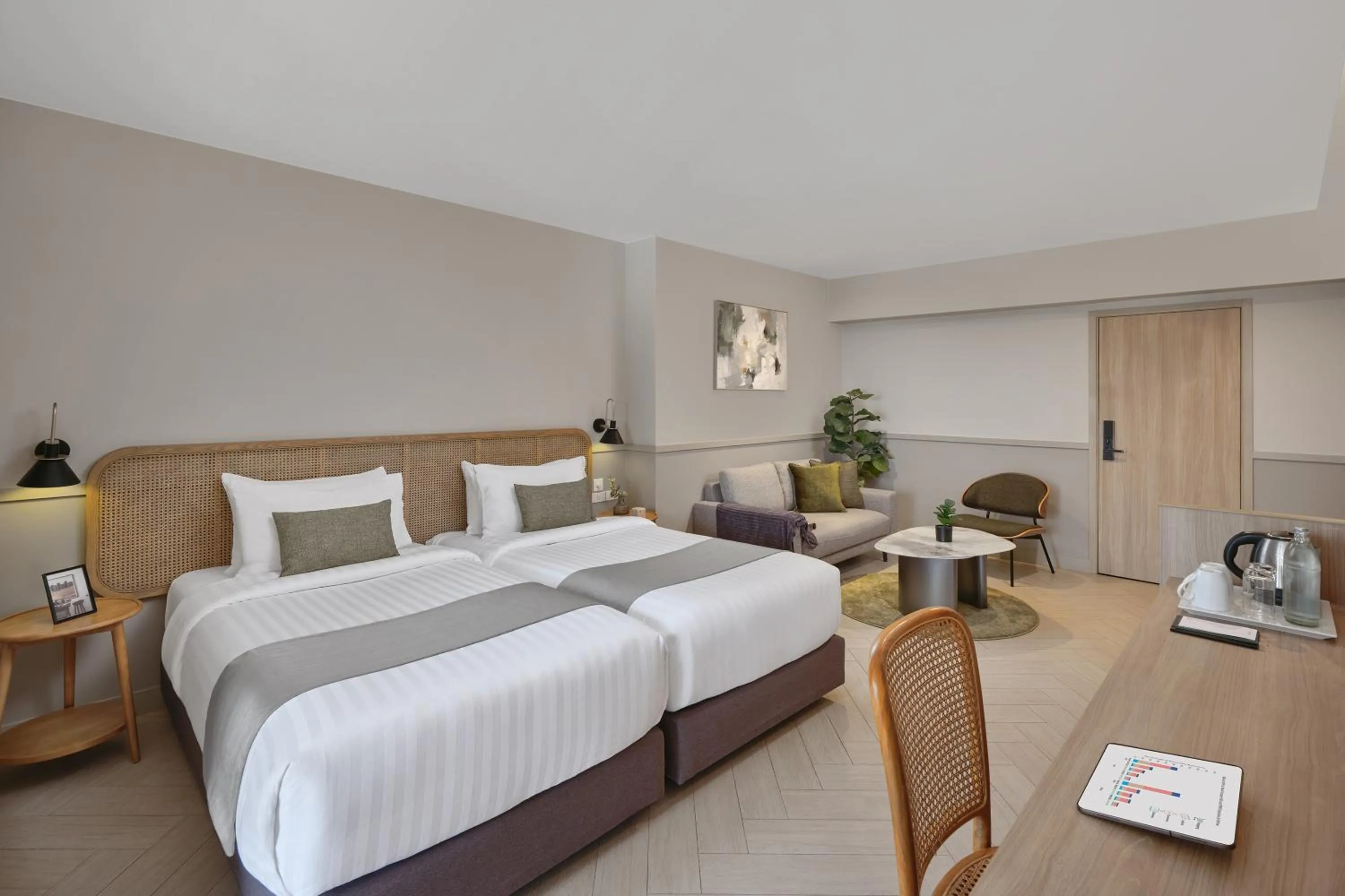 Bed in Somerset Sukhumvit 71 Bangkok