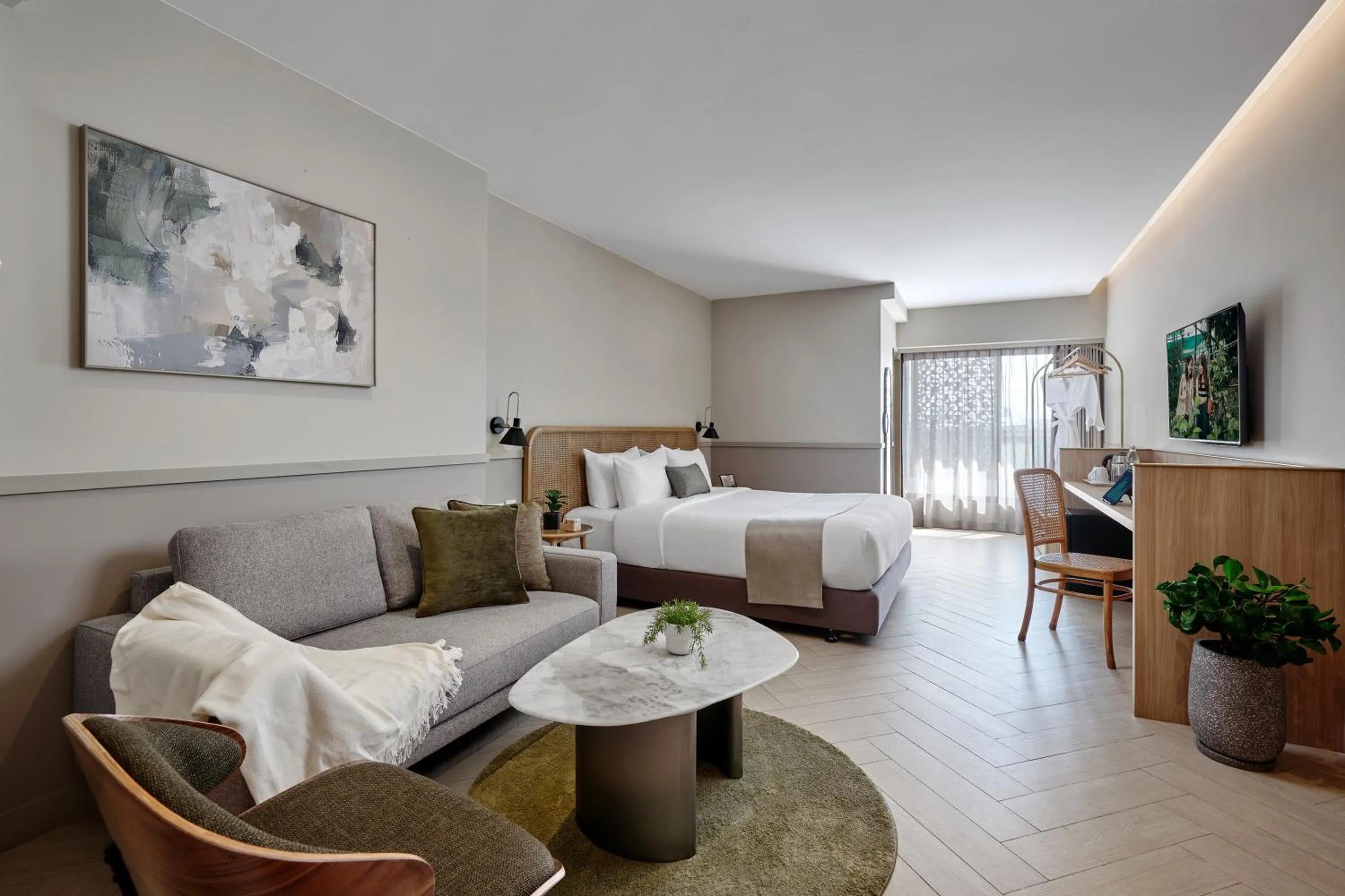 Living room in Somerset Sukhumvit 71 Bangkok