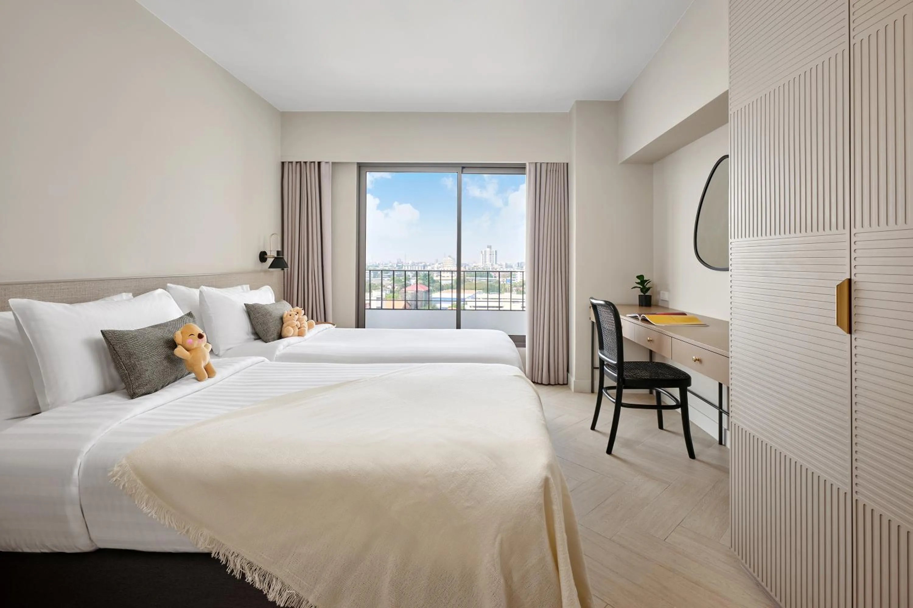 Bed in Somerset Sukhumvit 71 Bangkok