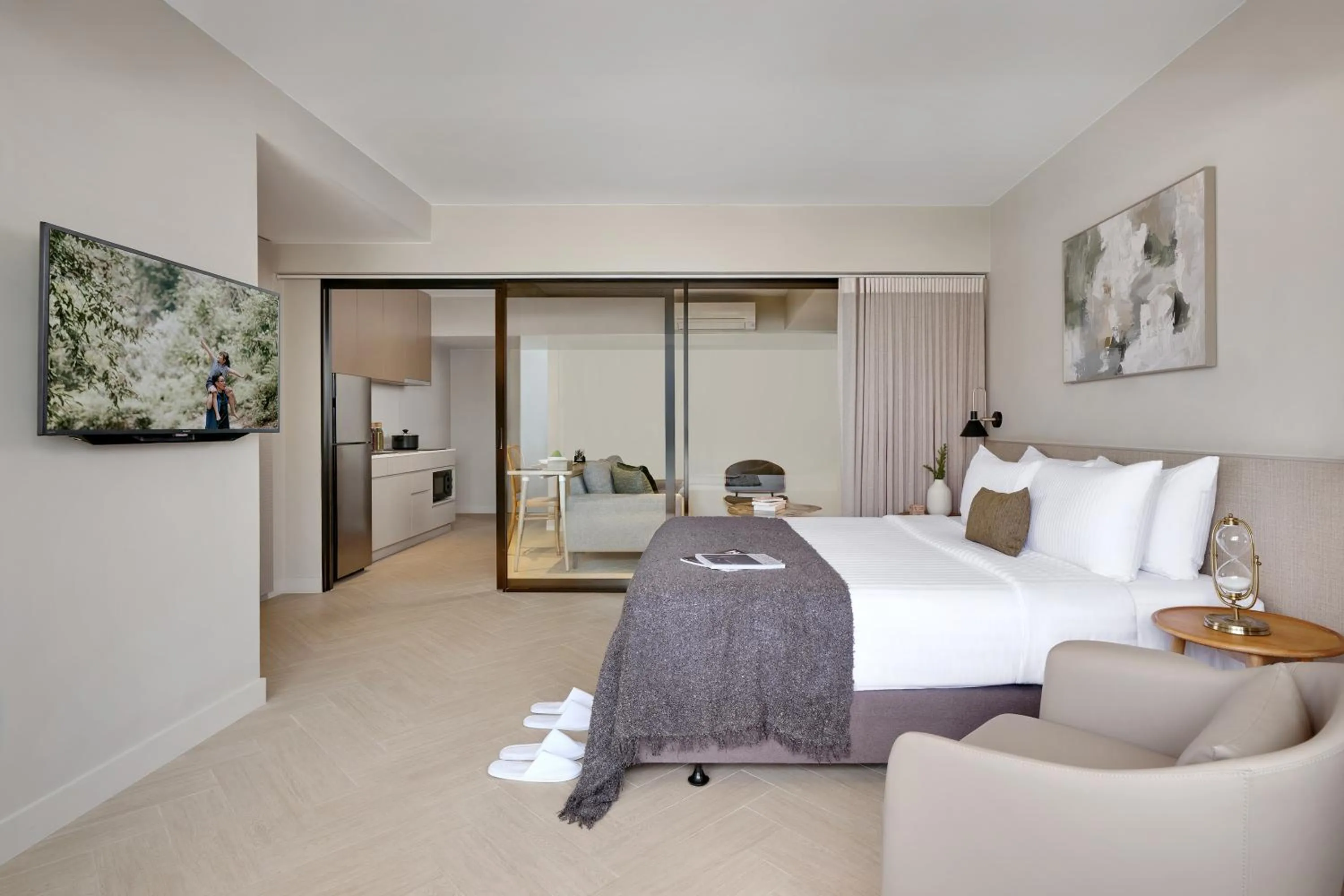 Bed in Somerset Sukhumvit 71 Bangkok