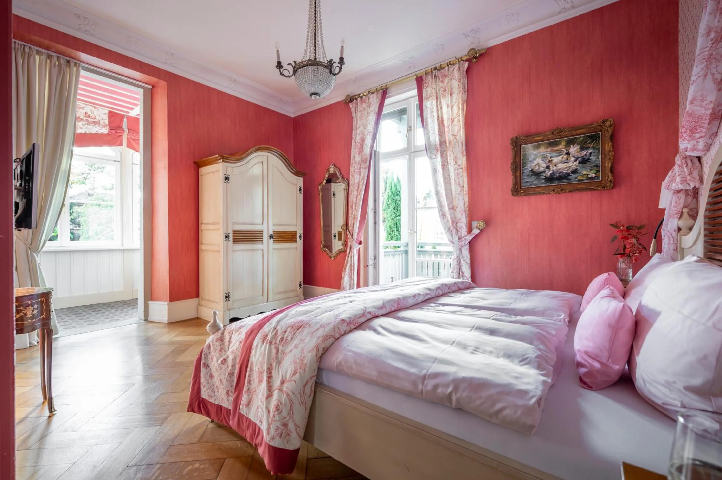 Bed in Hotel Garni Villa Rosengarten