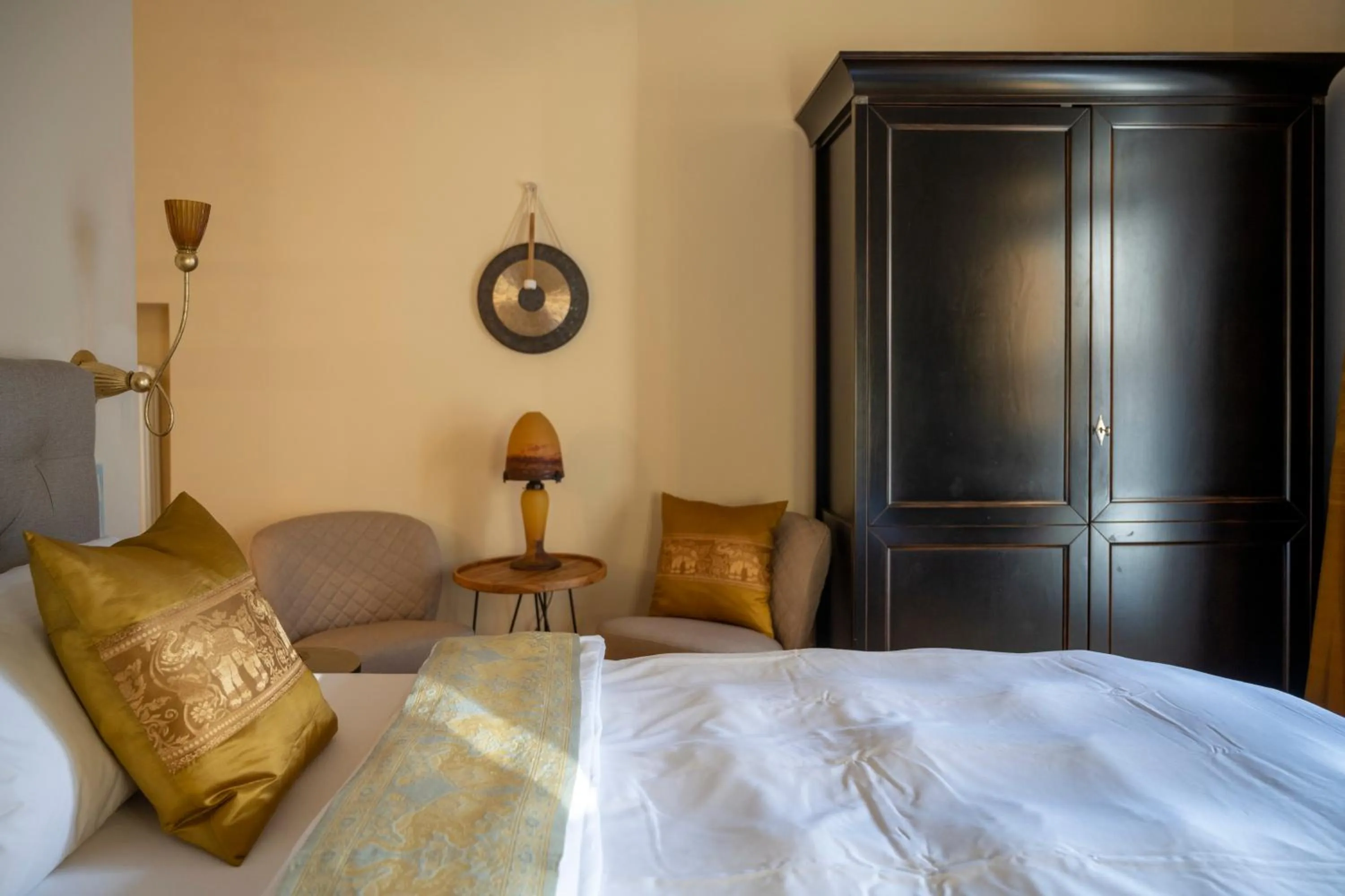 Bed in Hotel Garni Villa Rosengarten