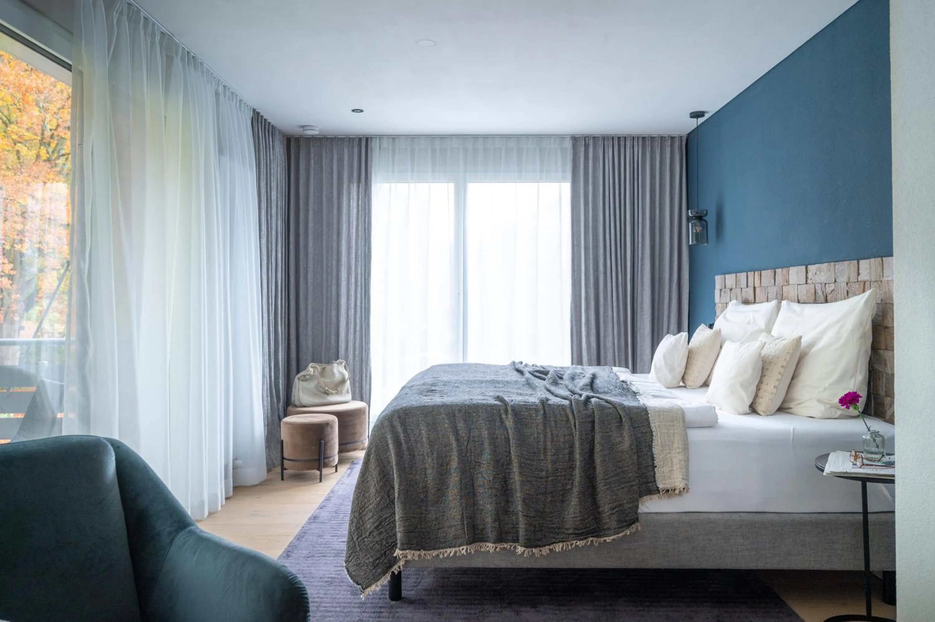 Bed in Hotel Garni Villa Rosengarten