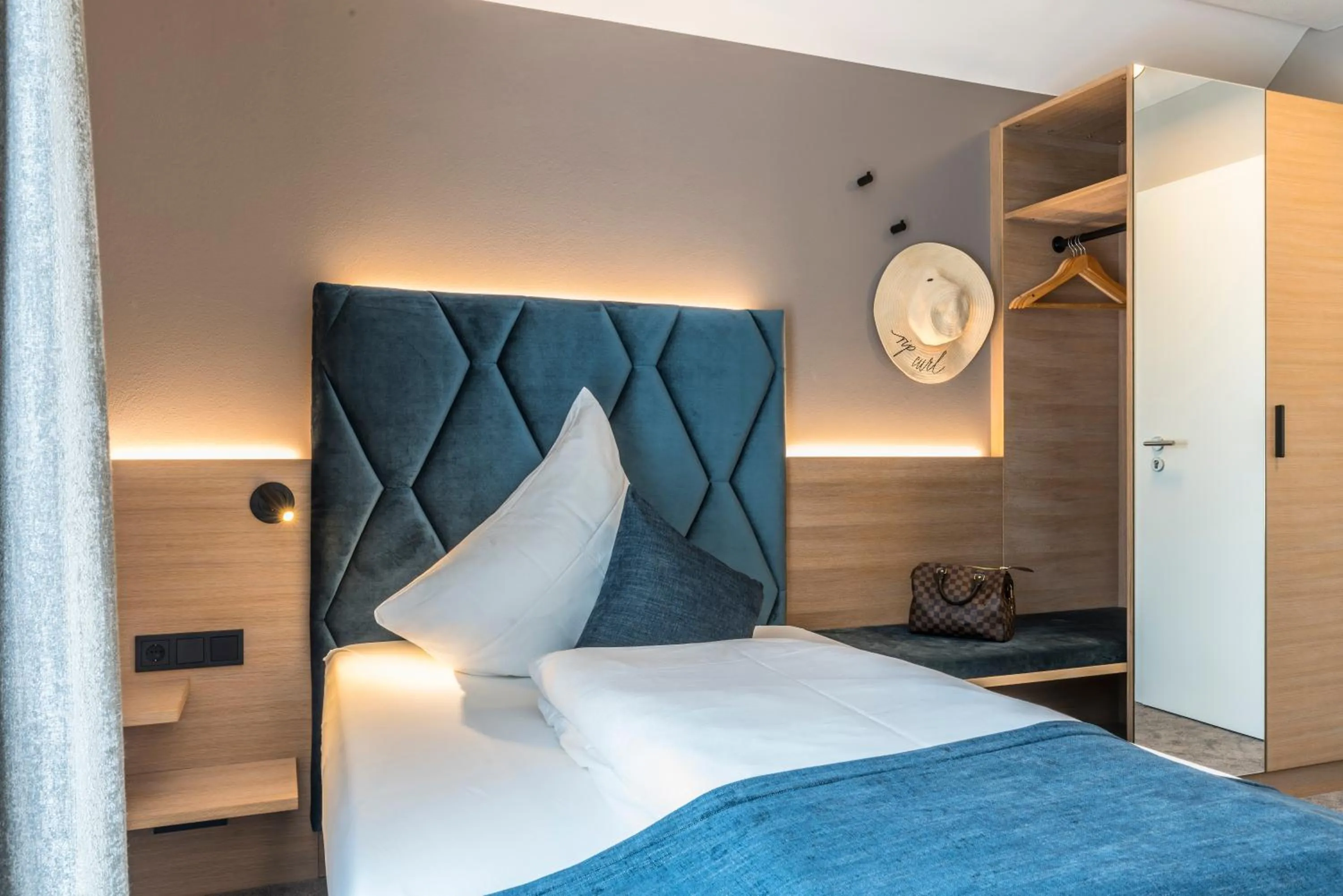 Bed in Hotel Garni Villa Rosengarten