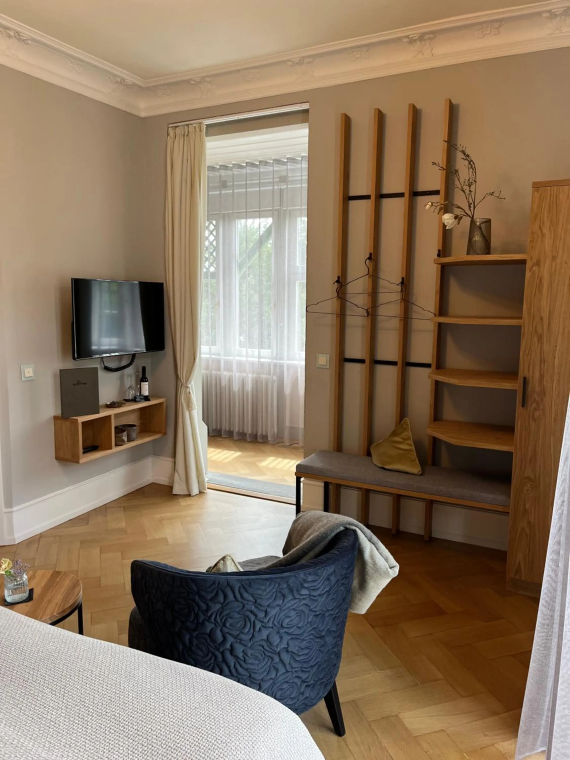 TV and multimedia, Bed in Hotel Garni Villa Rosengarten