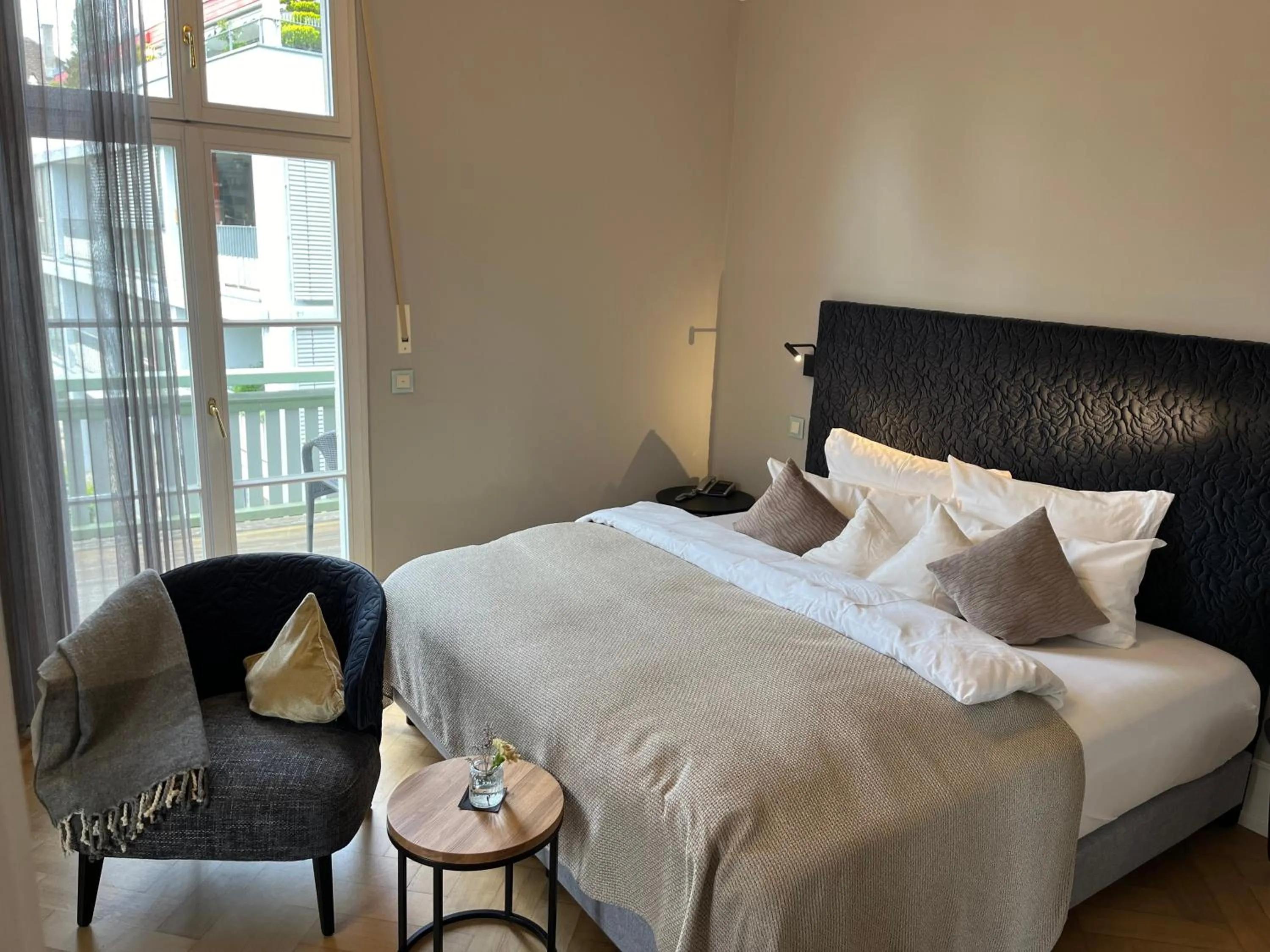 Bed in Hotel Garni Villa Rosengarten