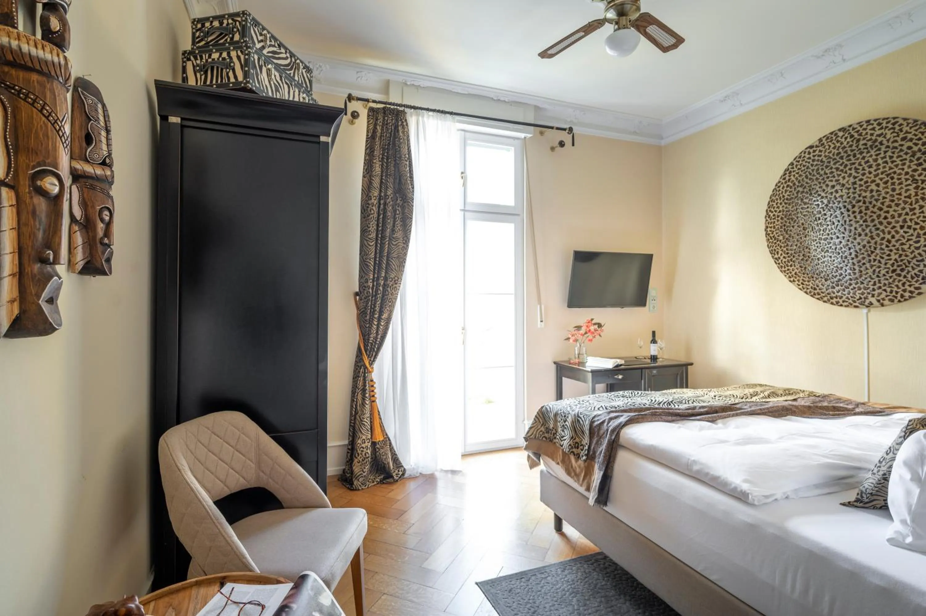 Bed in Hotel Garni Villa Rosengarten