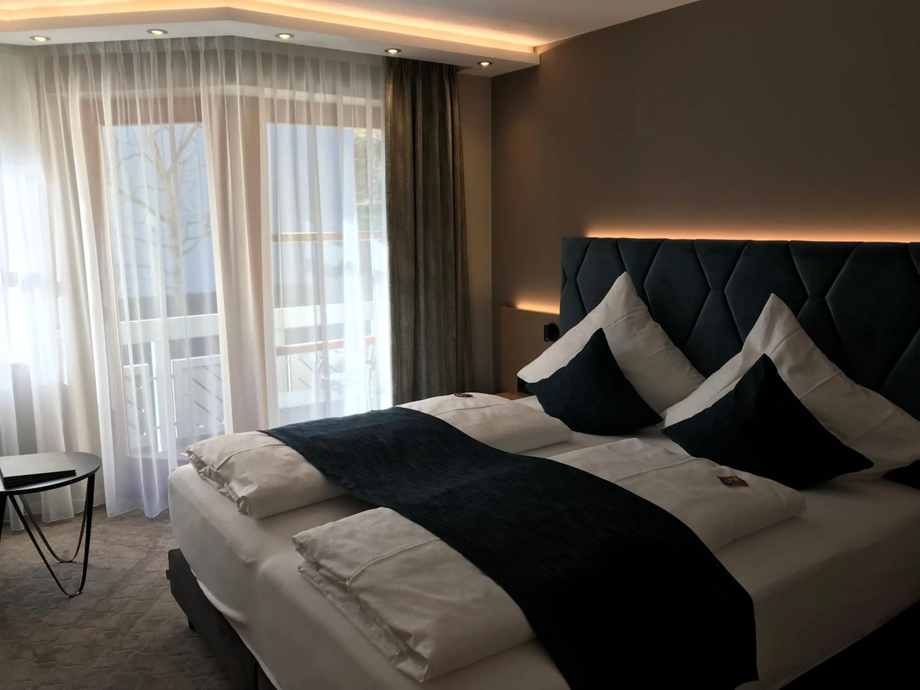 Bed in Hotel Garni Villa Rosengarten