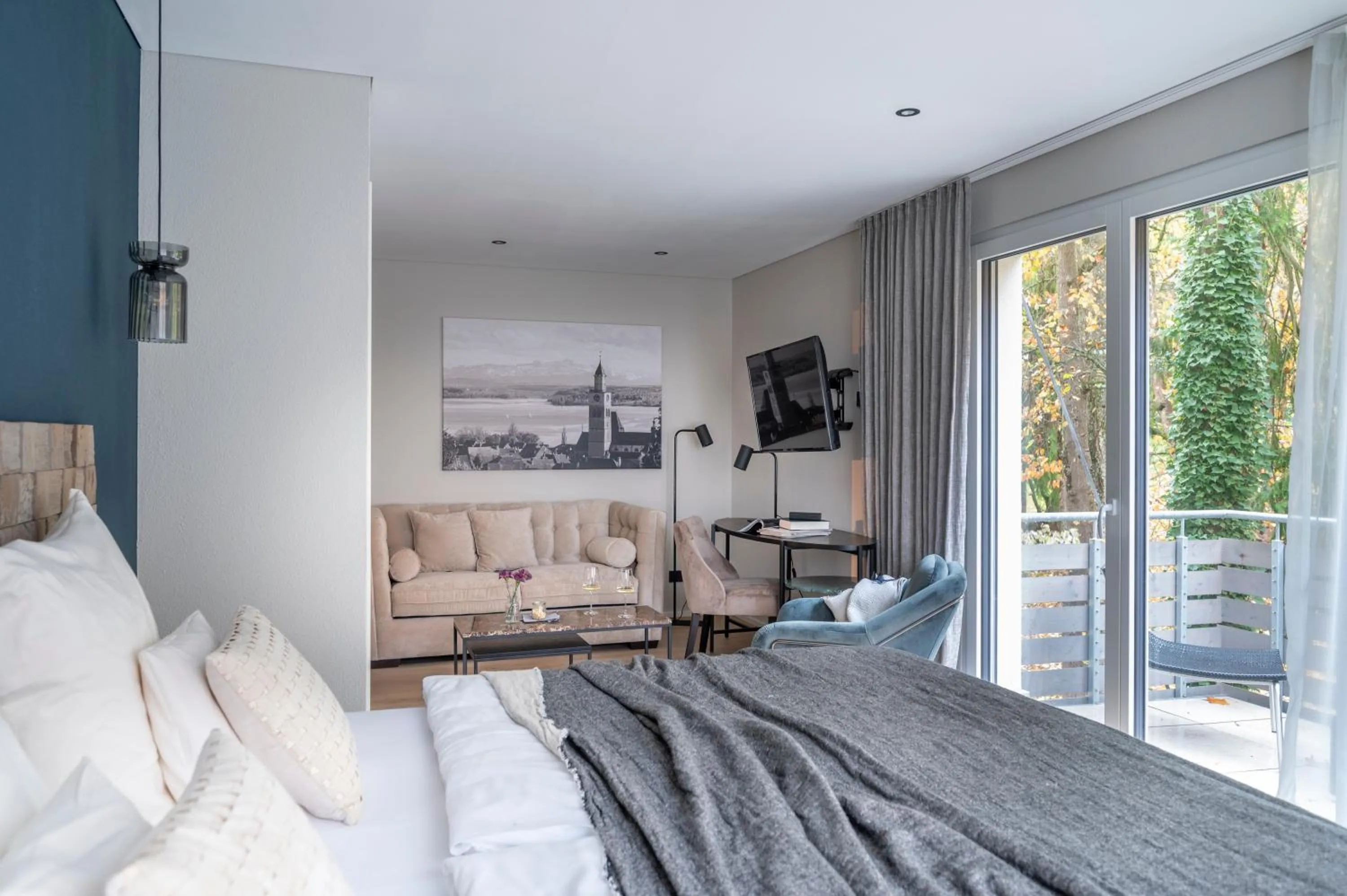 Bed in Hotel Garni Villa Rosengarten