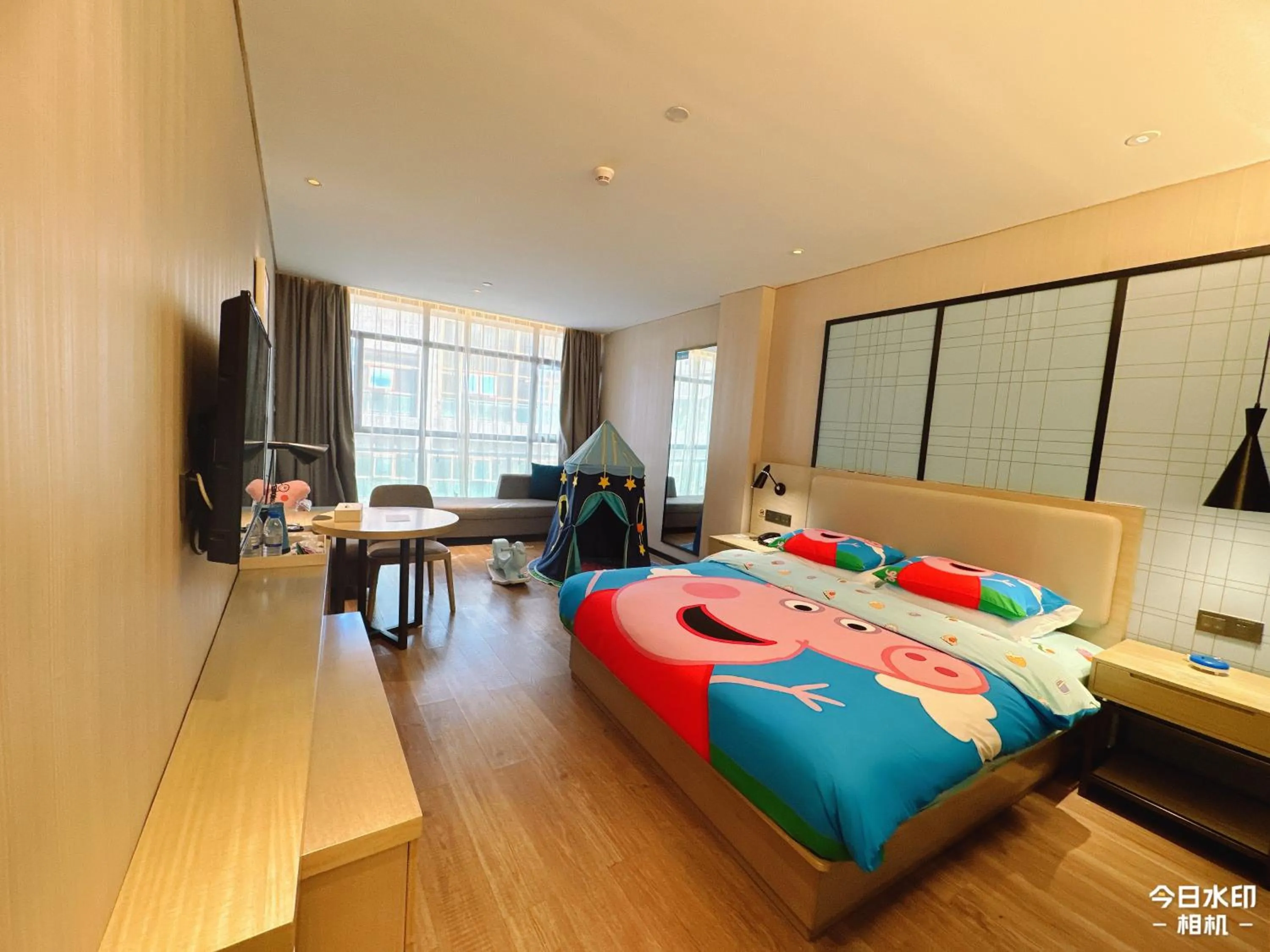 Bed in Echarm Hotel Guiyang Municipal Government Lin Cheng Xi Road Metro Station