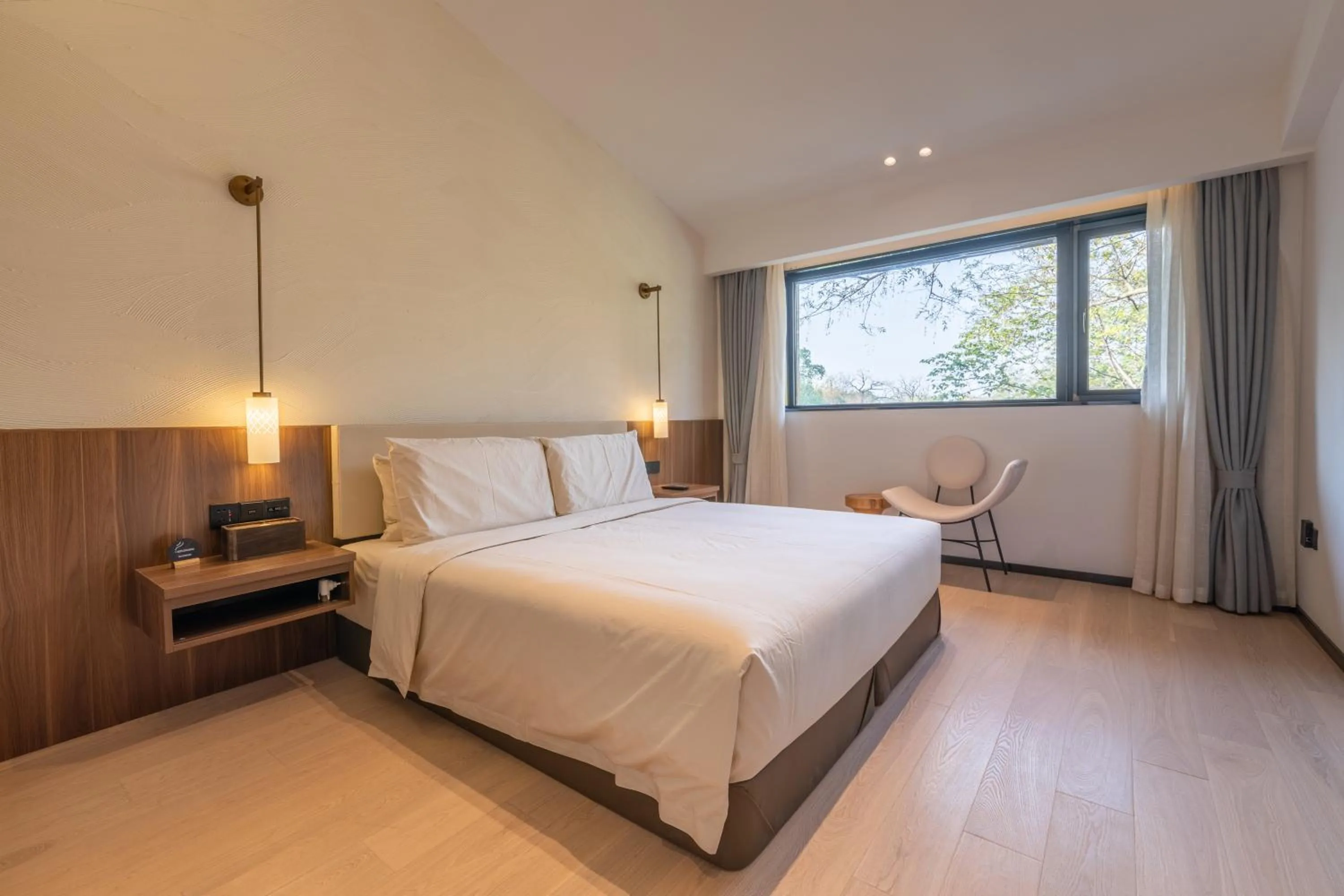 Bed in Xishang Yunjian Holiday Hotel