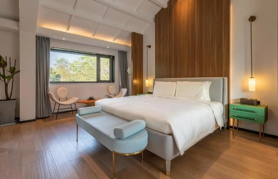 Photo of the whole room, Bed in Xishang Yunjian Holiday Hotel